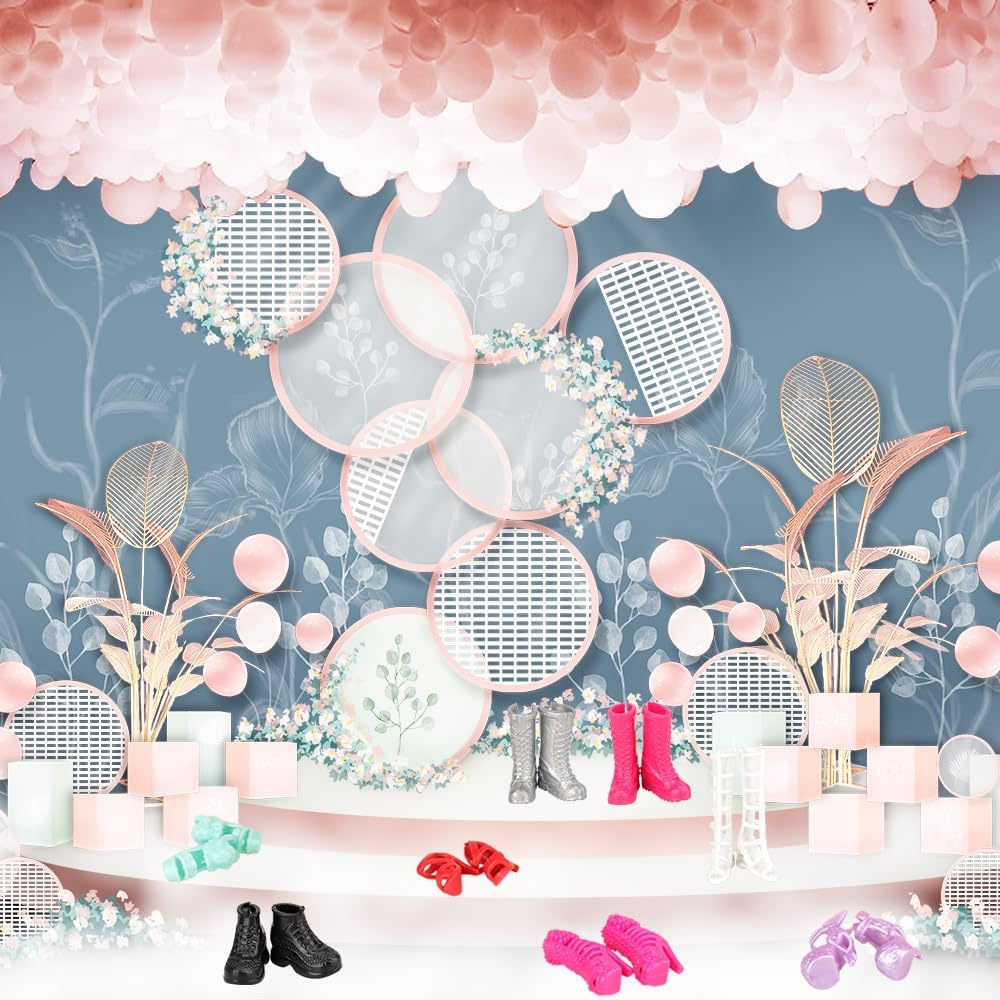 Barwa 50 Shoes Randomly Style for 11.5 Inch 28 - 30 CM Dolls Include Boots, High Heels, Dance Shoes, Slippers and Other Kinds