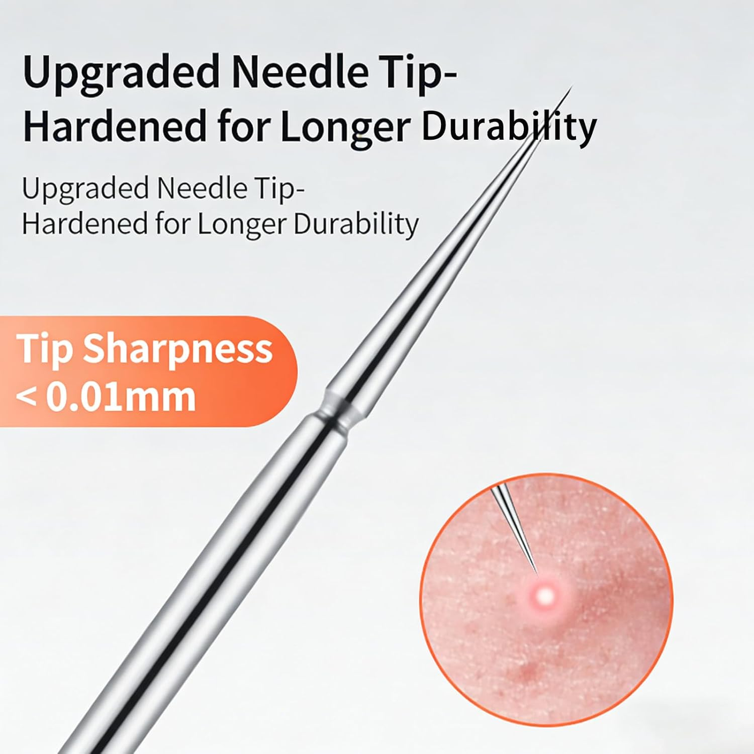 Yxvyxymyxxg Titanium Lancet Needle Pimple Popper Tool Professional Comedone and Blackhead Remover for Facial Milia Whitehead Extractor Skin Care Kit 2 Pieces with Storage Box image number 5