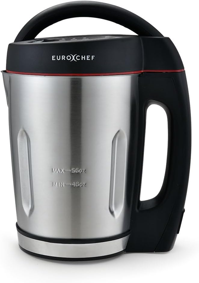 EUROCHEF Soup Maker and Blender, Self-Cleaning, Stainless Steel image number 2