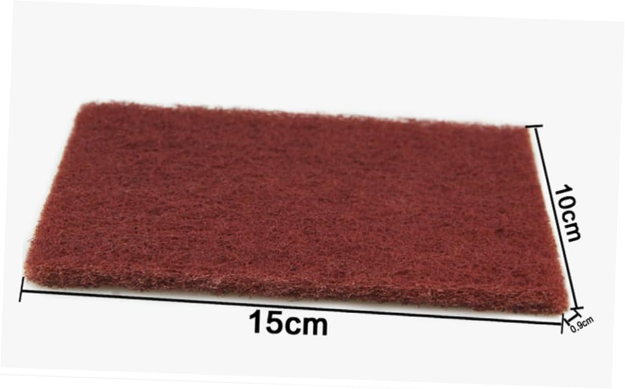 YARNOW 5Pcs Heavy Duty Nylon Kitchen Cleaning Pads Griddle Scouring Pads for Tough Food Residue Non-Rusting for Restaurant and Home Use image number 2