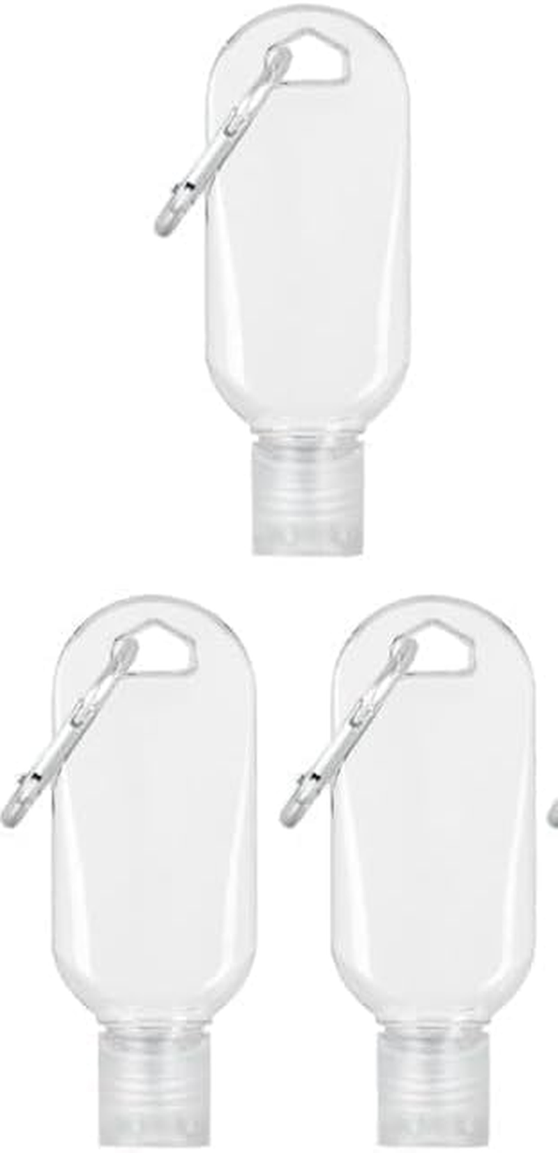 Bwexxt 3Pcs Portable Hot Sauce Keychain Bottles - Mini Ketchup Containers for On-The-Go - Refillable Travel Size Hot Sauce Keychain, Gravies and Marinades, Condiment Squeeze Bottles (2Oz/50Ml) image number 4