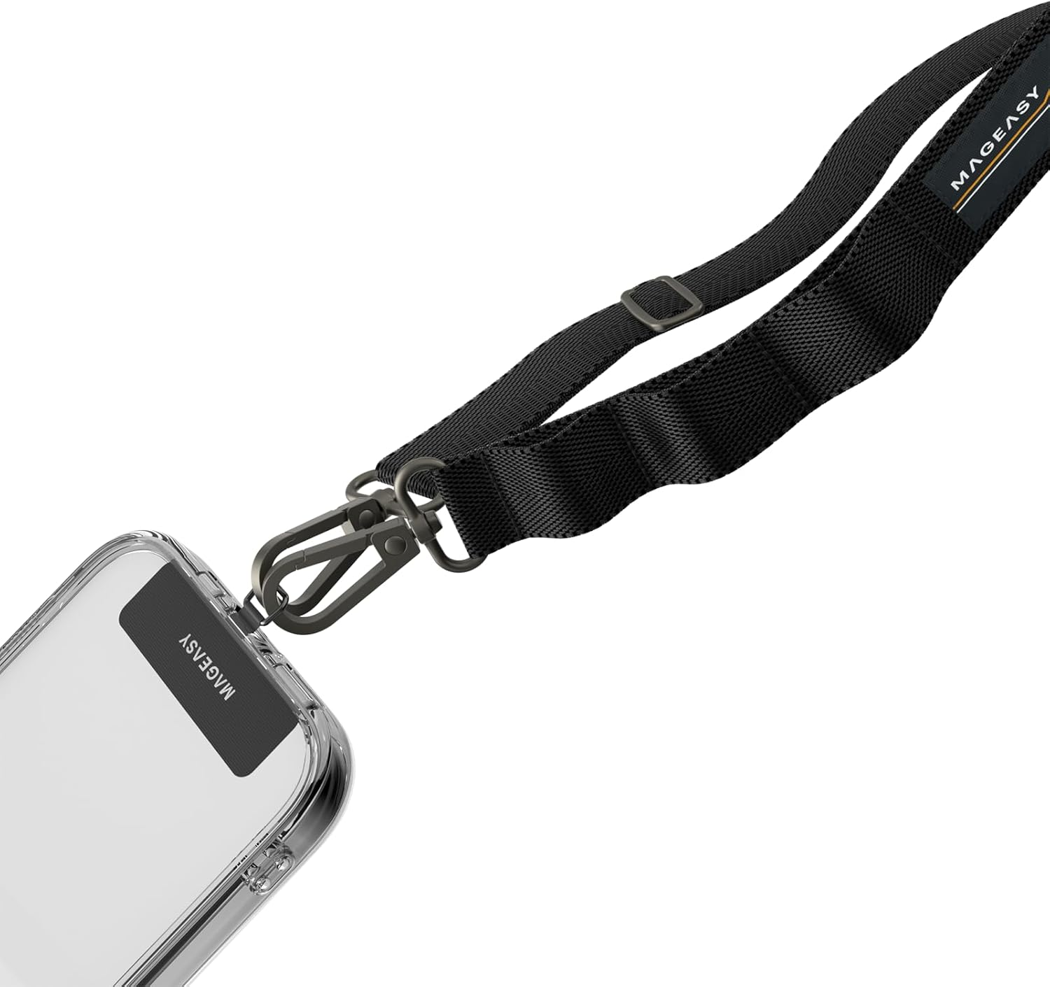 MAGEASY Crossbody Cell Phone Lanyard - Universal Crossbody Phone Strap | 20Mm Adjustable Strap for Iphone, Samsung, More