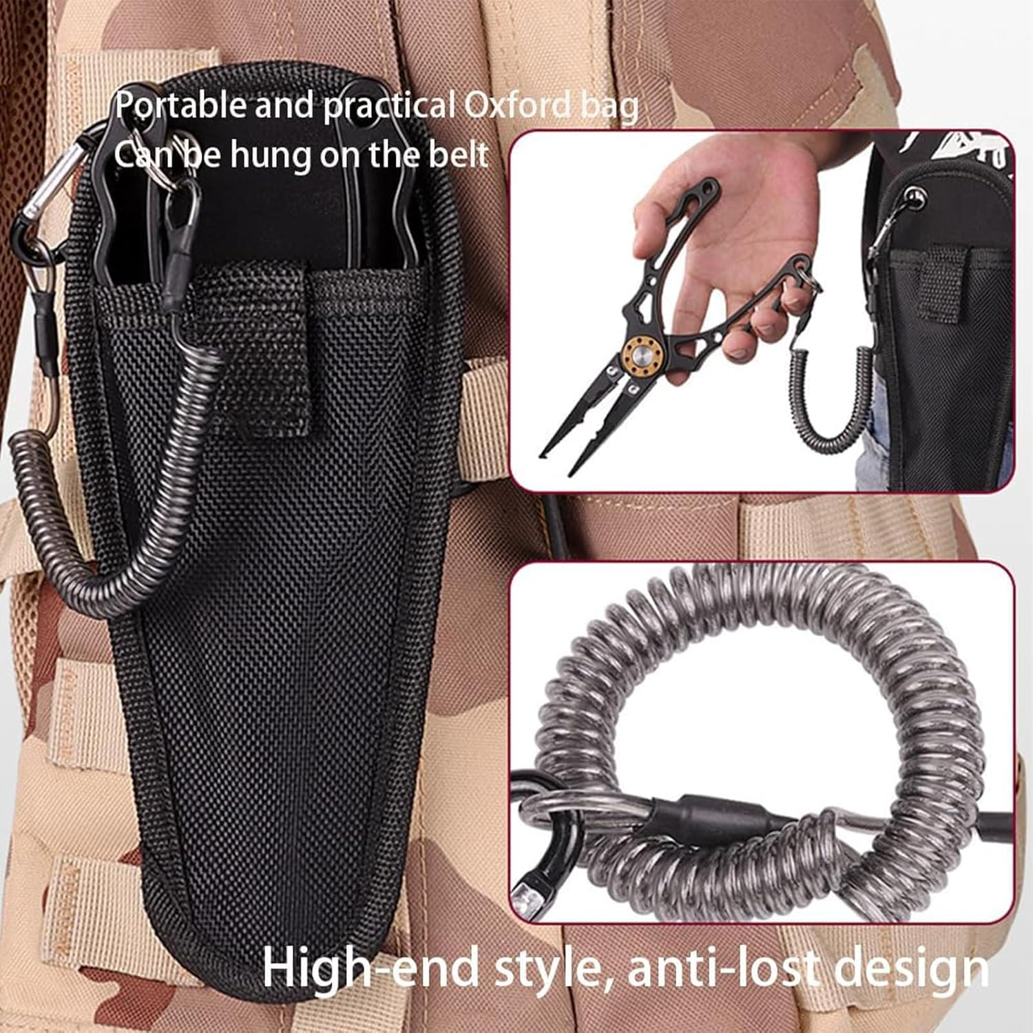 Cozioz Multi-Function Fishing Pliers &ndash; Fly Fishing Gear, Fish Lip Gripper, Hook Remover, Split Ring Tool, and Ice Fishing Accessory image number 3