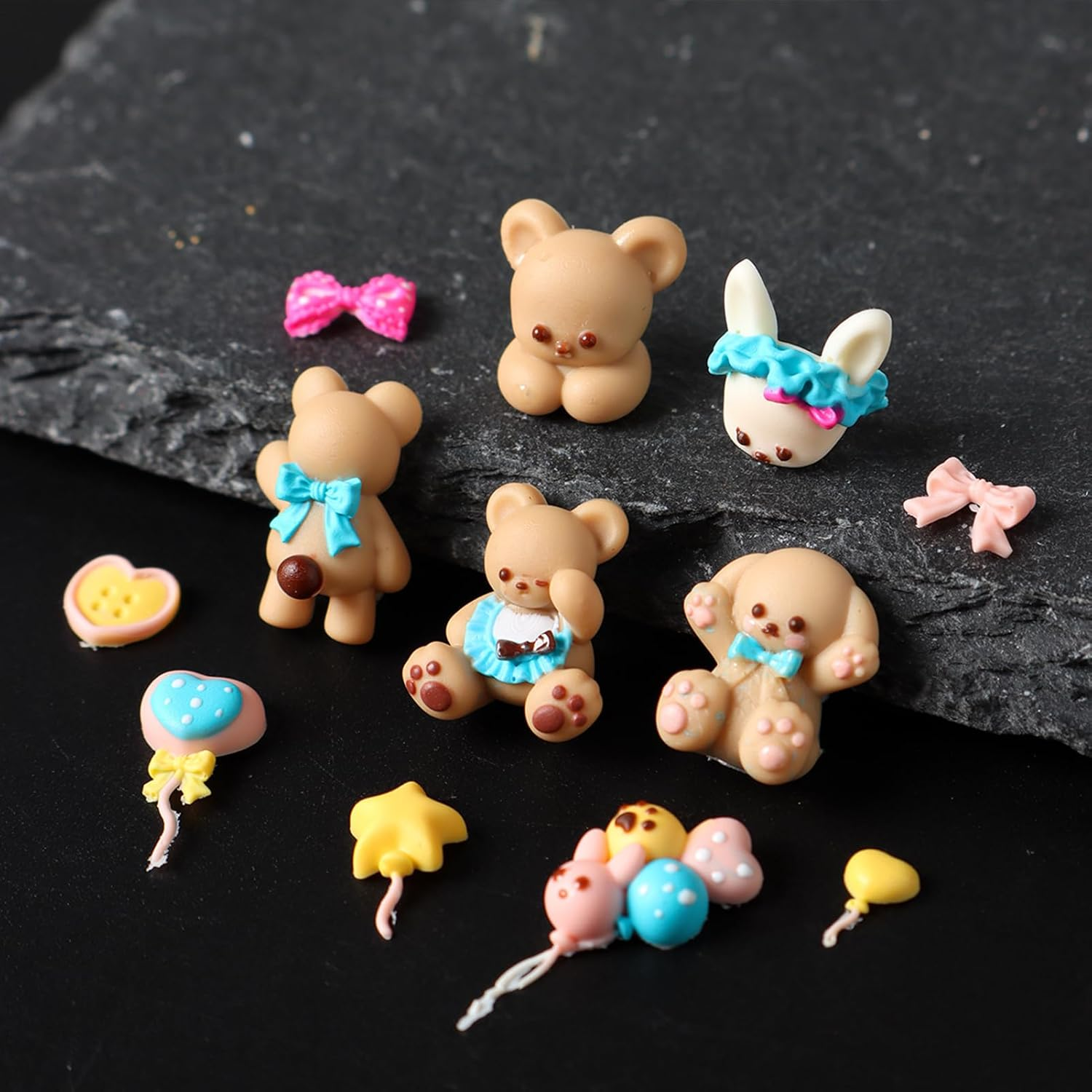 Nails Craft Mold - Silicone Mold for Nails 3D Decor | Carving Template Bear Heart Bow Cute Patterns for Salon Studio Home Dating Wedding Manicure image number 4