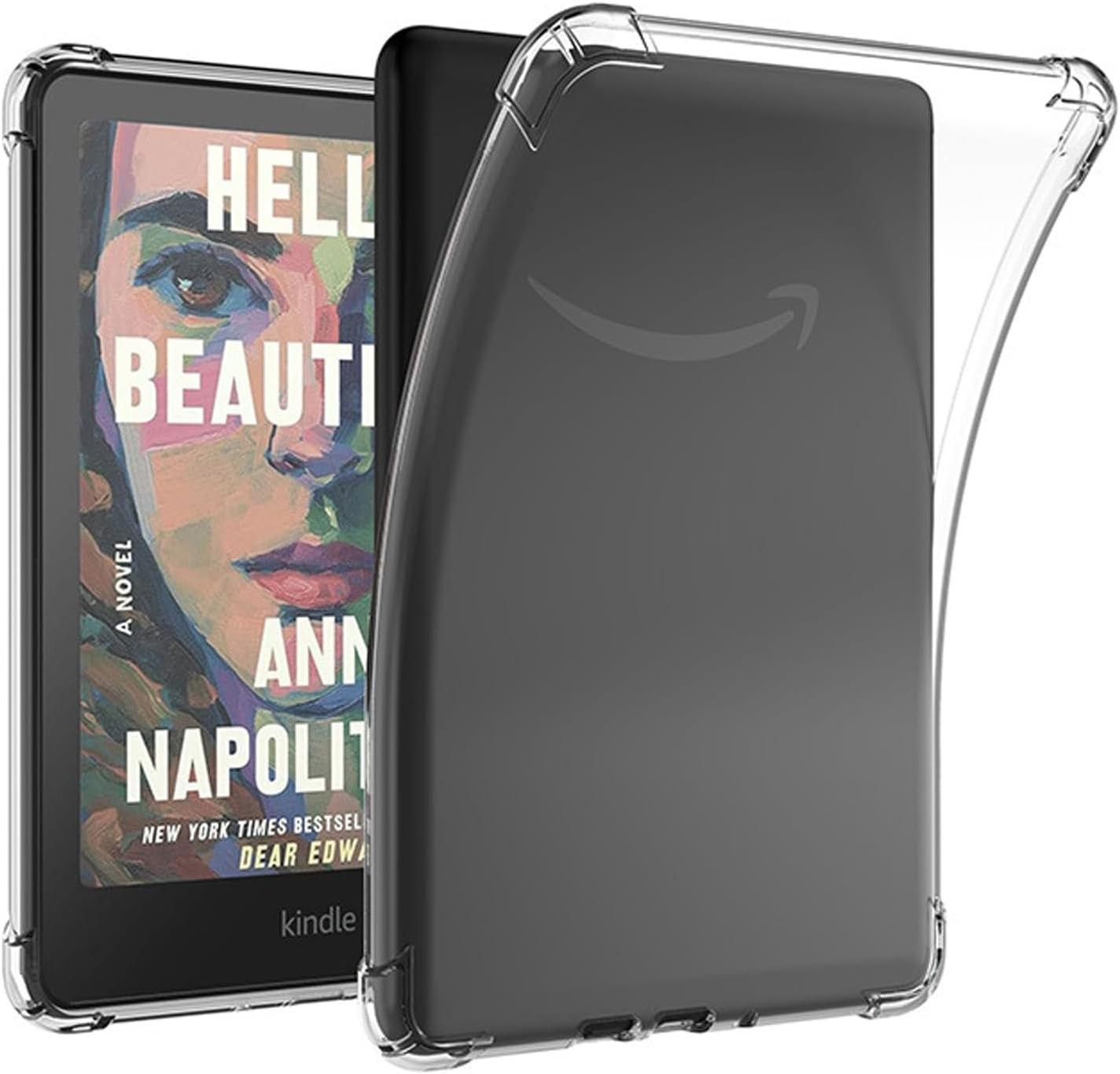 JOYAUS Silicone Case Cover for All-New Kindle Paperwhite (12Th Generation) 7 Inch 2024, Colorsoft 1St 2025 Signature Edition Crystal-Clear Shockproof Thin Yellowing-Resistant Slim Transparent TPU