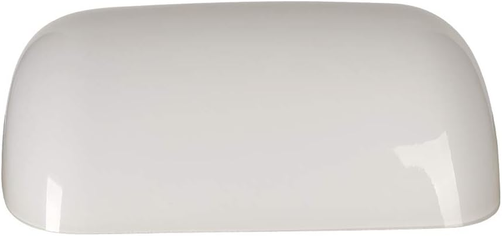 Newrays Replacement Glass Bankers Lamp Shade Cover for Desk Lamp (White) image number 2