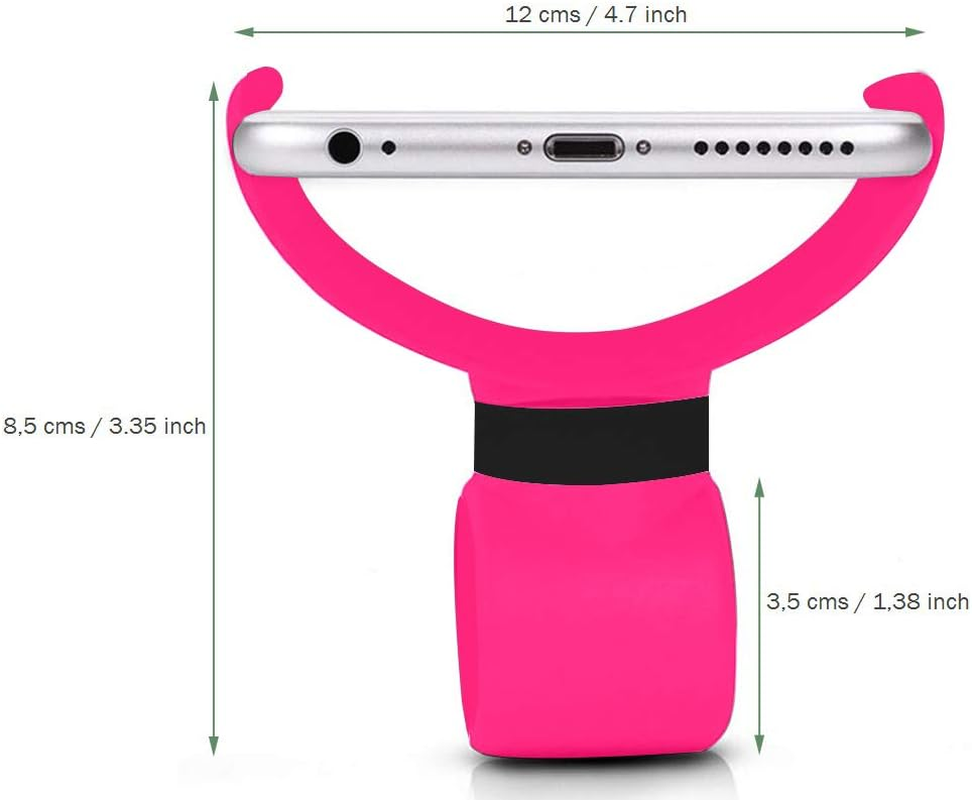 Baby Stroller Phone Holder, Fits up to 7.5 Inch Smartphones - Fuchsia image number 1