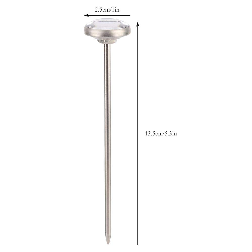 Instand Read Dial Thermometer,New Stainless Steel Portable Probe Cooking Temperature Meter Thermometer for Milk Powder image number 3