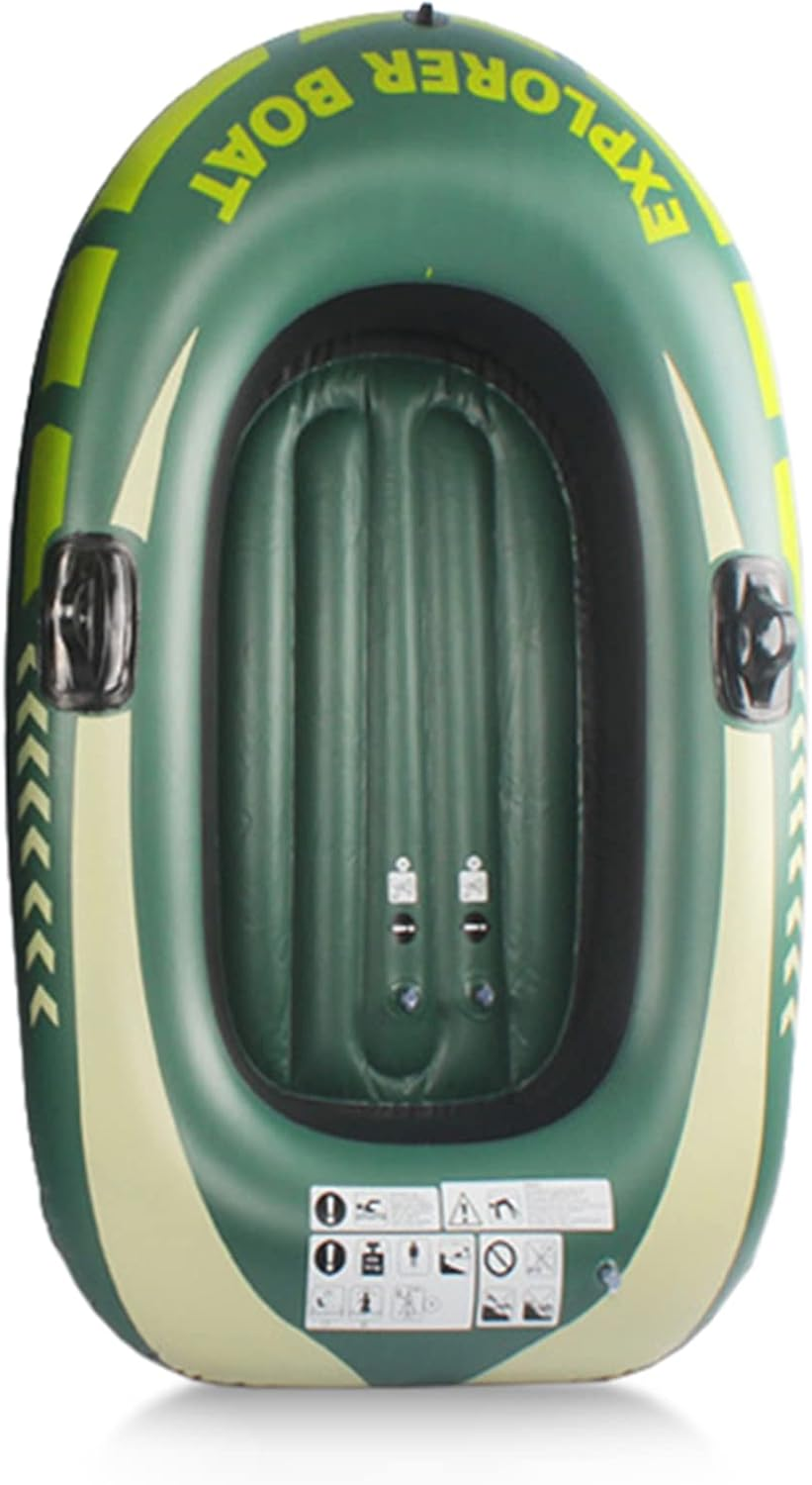 Inflatable Boat Fishing Boat Summer Fun Boat Canoe Kayak for One Person image number 6