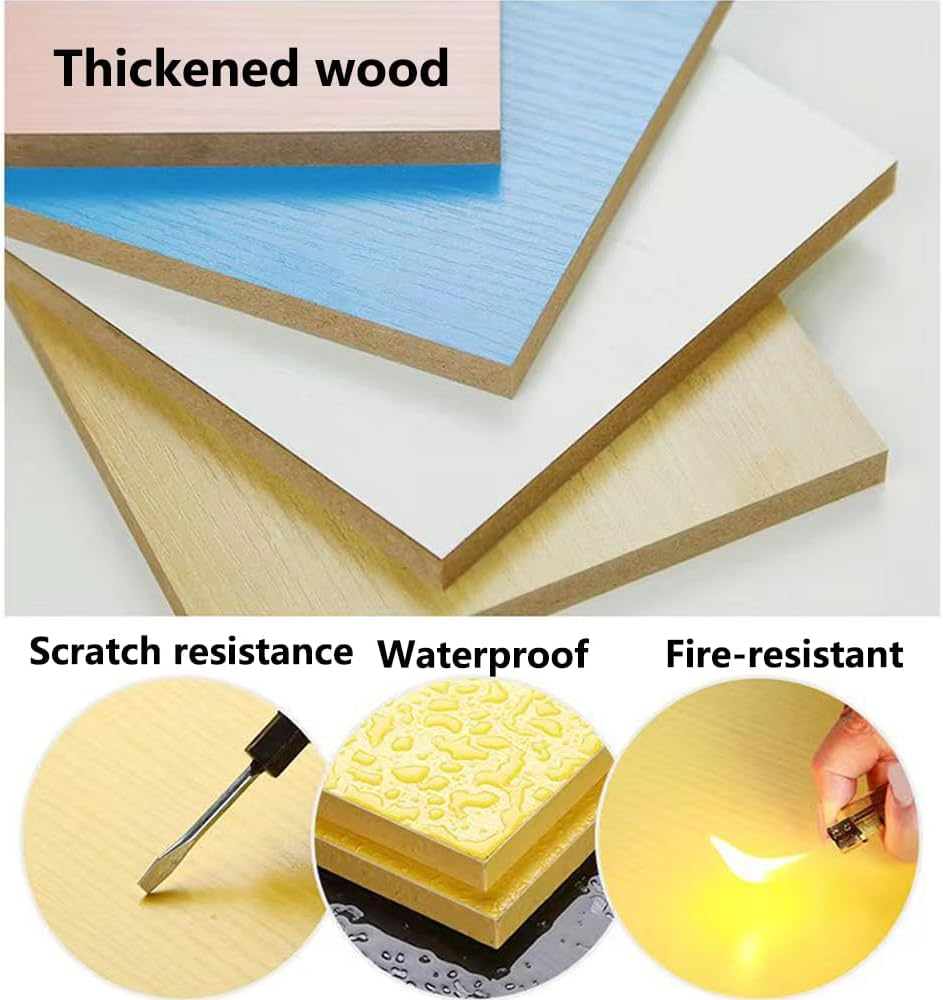 Hbluefat Desktop Bookshelf,Small Desk Shelf Organizer Mini Shelves Adjustable Desk Bookcase Display Organizer for Home Office, Bedroom, Living Room (Dark Walnut) - Dark Walnut image number 3