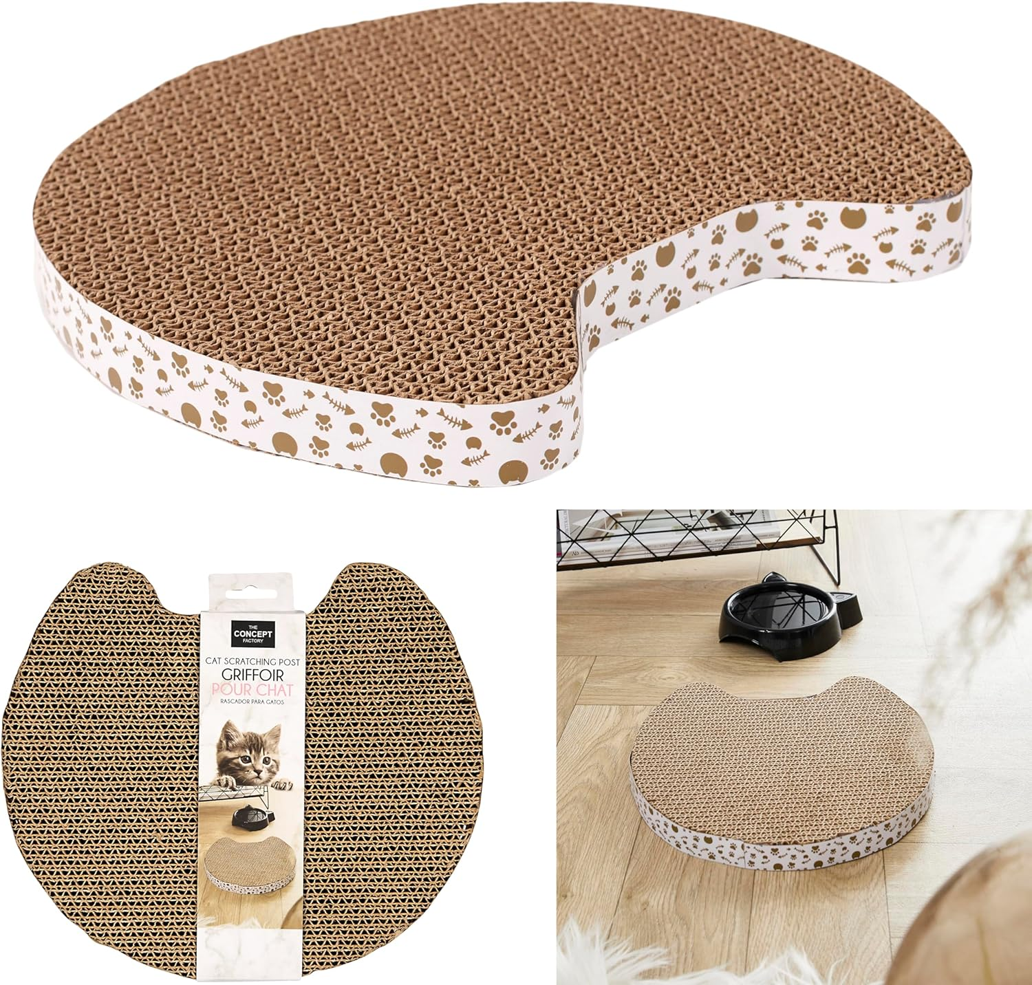 THE CONCEPT FACTORY, AN5241 Cat Scratching Post AN5241 Designed to Give Your Cat a Special Space to Scratch Their Claws image number 6