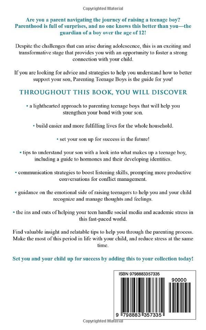 Parenting Teenage Boys: the Art of Raising Kind, Confident and Responsible Young Men