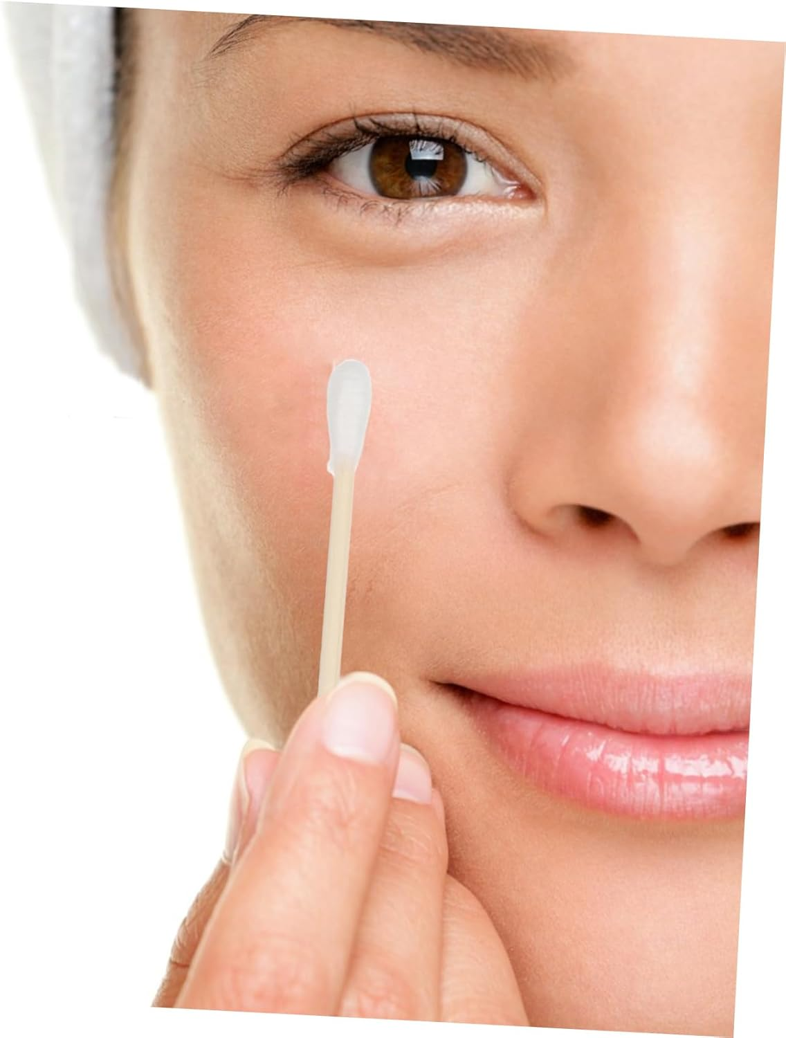 100Pcs Cotton Swabs Replacements Long Tips Multifunctional for Ear Cleaning Makeup Removal Safe Bamboo Material Compact for Go image number 6