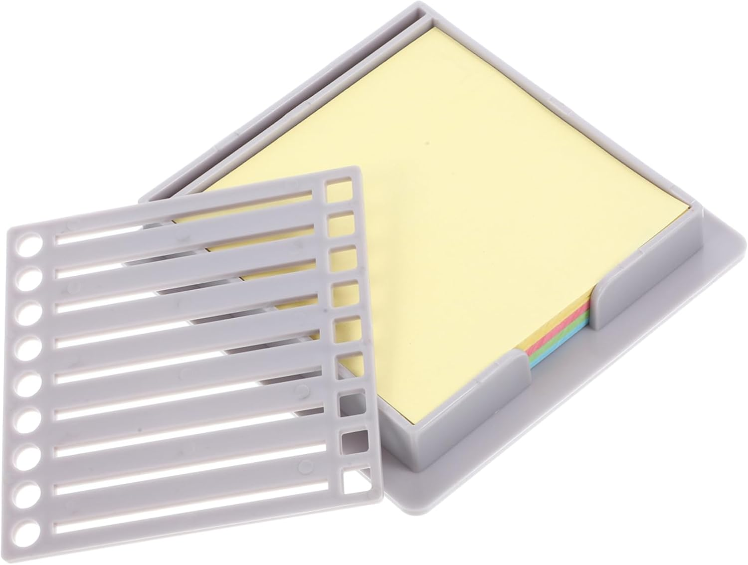 WEKAMOS Note Pad Storage Memo Pad Organizer Box Card Storage for Office Desk Organizer image number 6