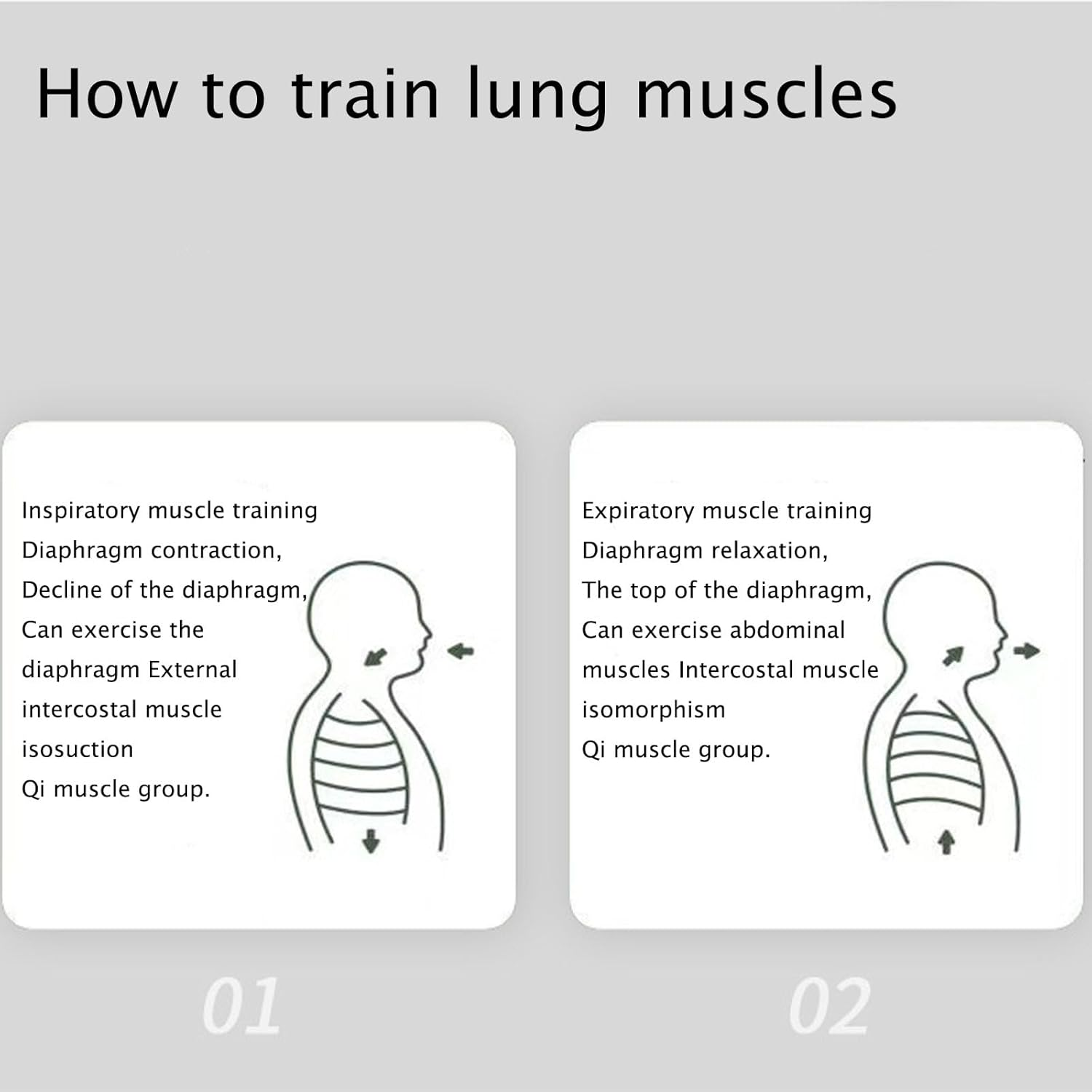 Deep Breathing Lung Adjustable Exercise Equipment, Portable and Easy to Clean, Improving One'S Endurance and Lung Capacity Trainer