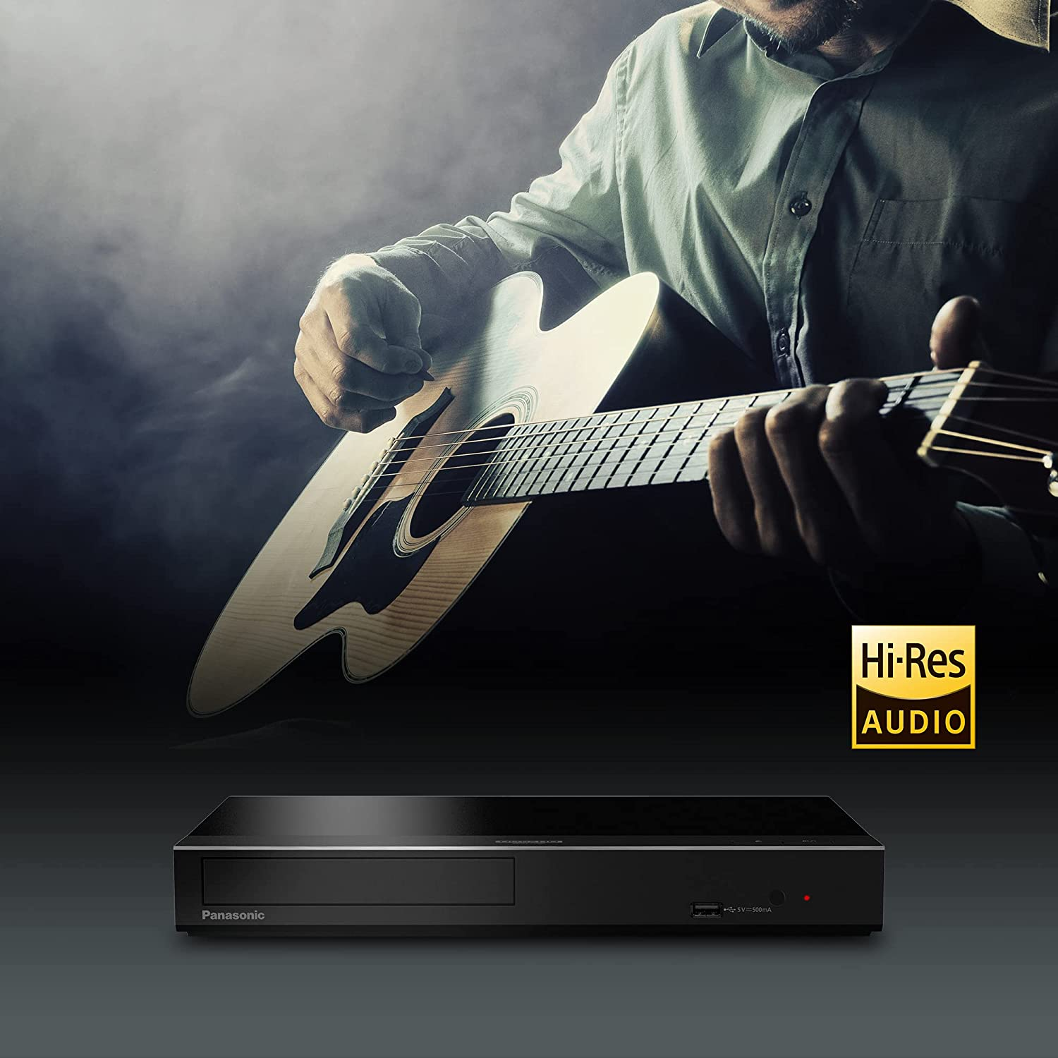 Panasonic Step up 4K Ultra HD Blu Ray Player with HDR10+ Dolby Vision (DP-UB450GN-K), Black image number 1