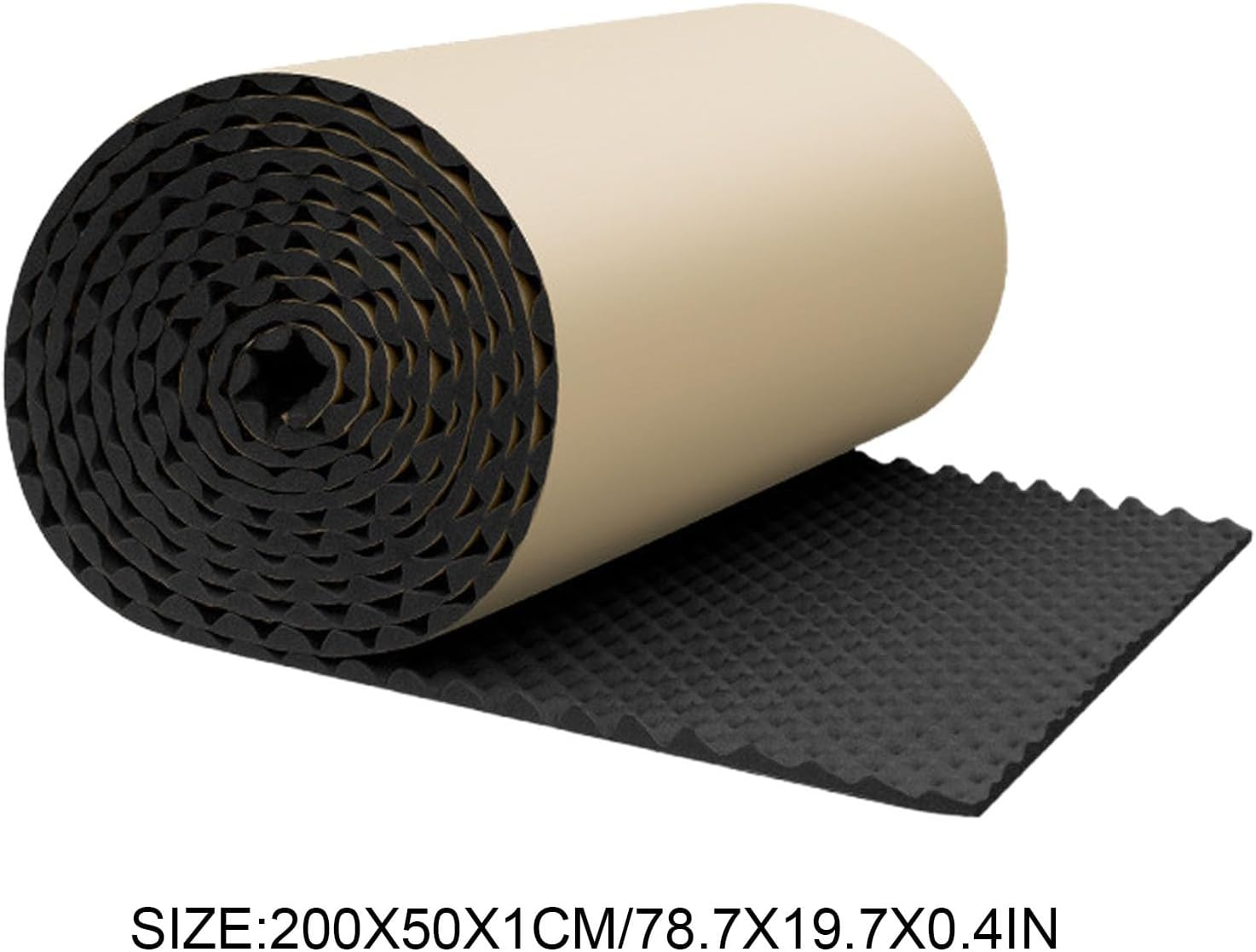 Sound Proofing Panels for Walls, Acoustic Panels Sound Pads, Fire Resistant Acoustic Insulation, Self-Adhesive Sound Barrier, Car Studio Soundproofing Material image number 1