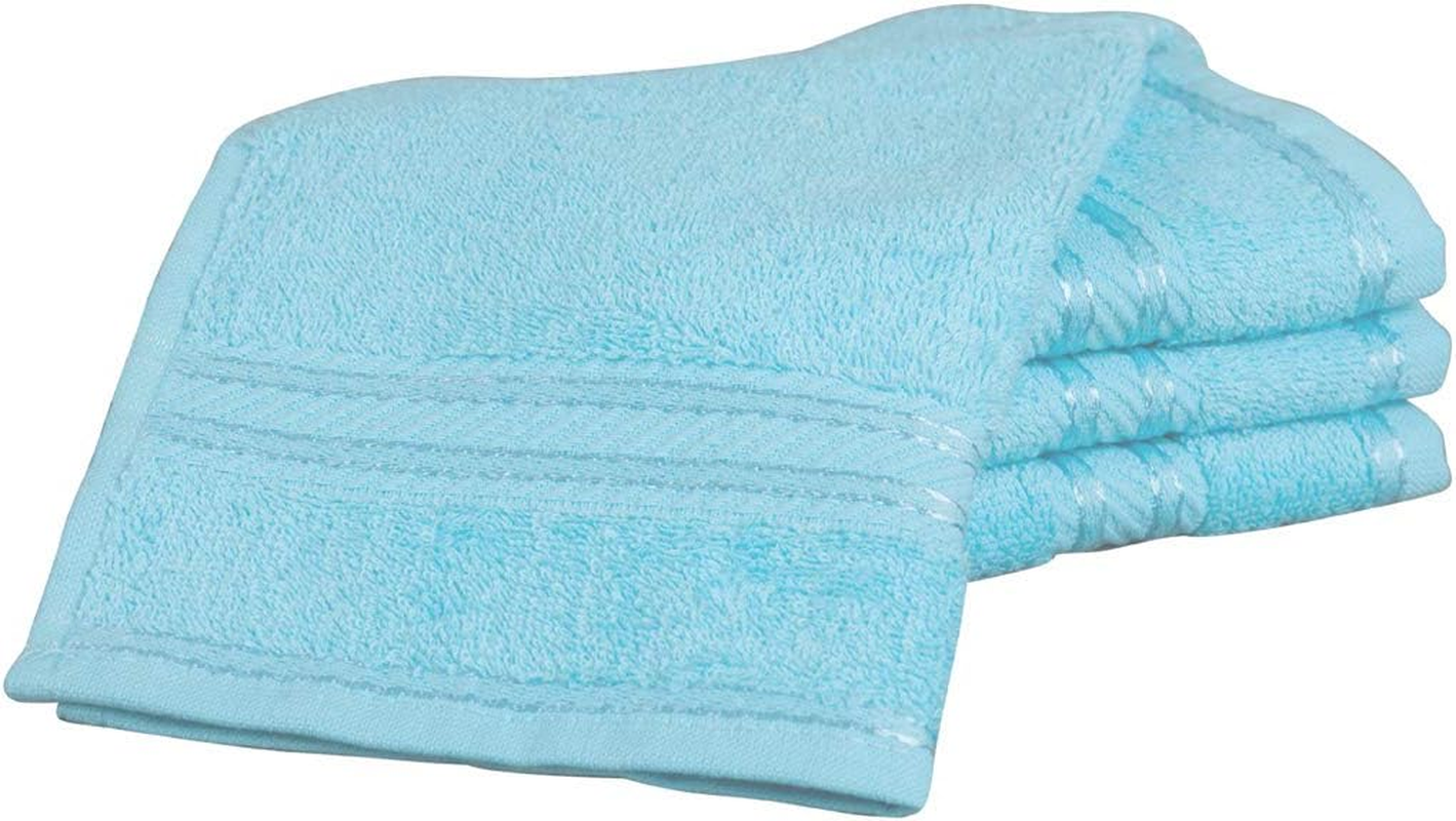 Bentley Priory Linens Supreme Face Flannels for Bathroom 500GSM Super Soft Cotton Pack of 4 Absorbent and Quick Dry Face Cloth Flannel Towels Set 30 X 30Cm Egyptian Collection (PURPLE MAUVE)