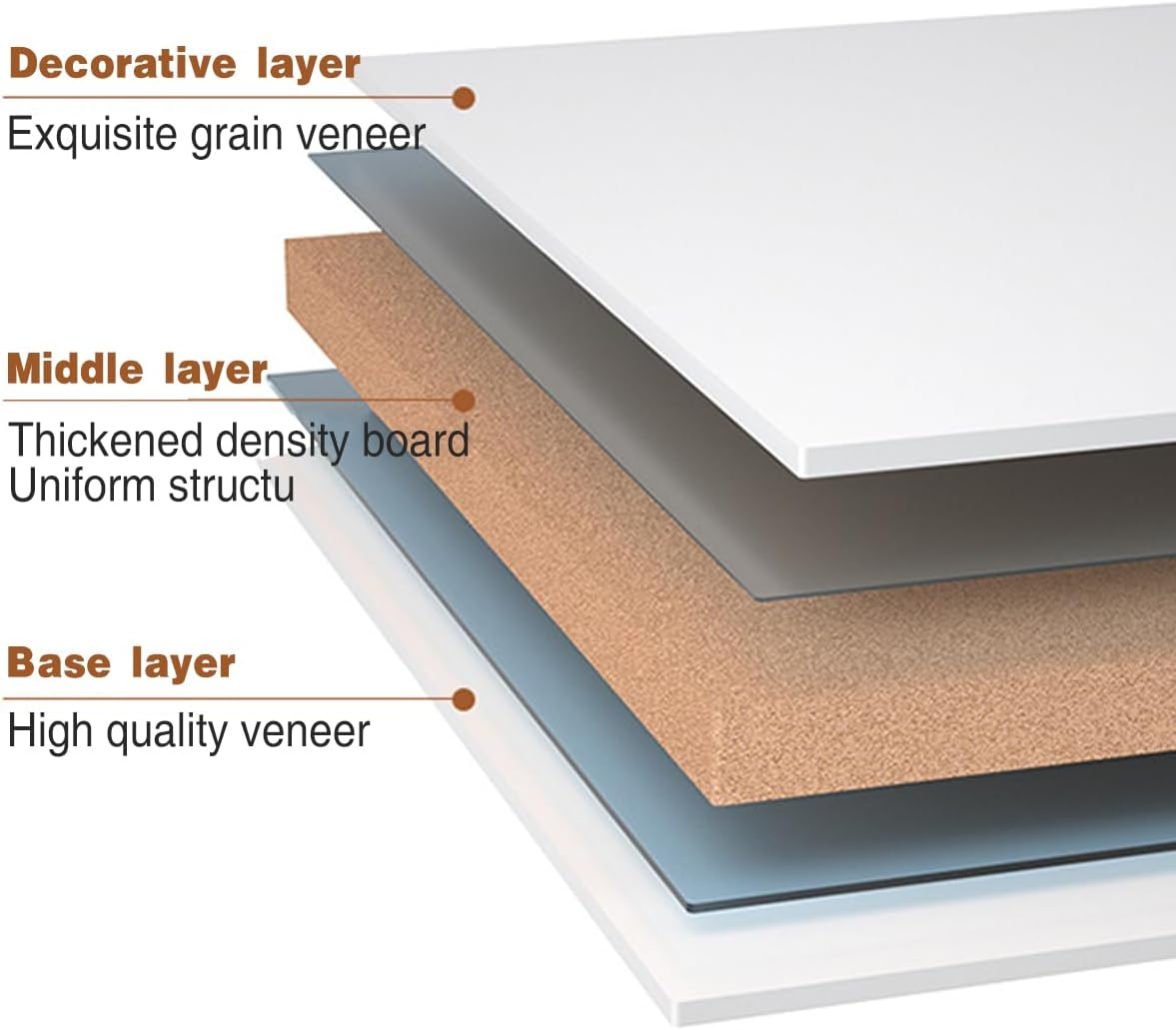 AIMALL Bay Window Small Coffee Table 15.7 X 15.7 X 11.8 Inches Light Luxury Simple Modern Small Apartment Furniture for Living Room, Bedroom, Balcony, Solid Wood Design image number 5