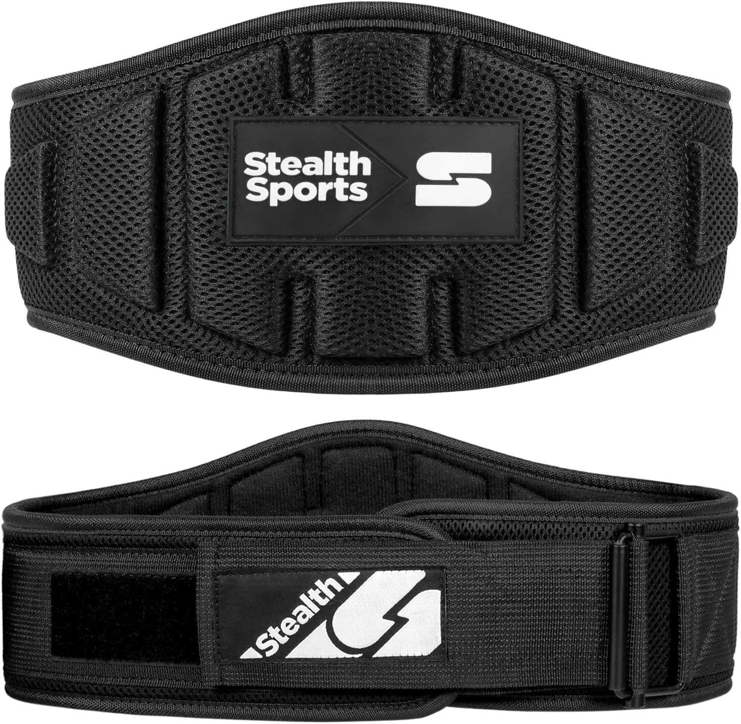Stealth Sports Weight Lifting Belt &ndash; 6.5&rdquo; Back Support Padded Workout Belt Auto Lock Buckle &ndash; Neoprene Gym Belt Men Women &ndash; Fitness Bodybuilding Training Deadlift Squats Weightlifting Belt