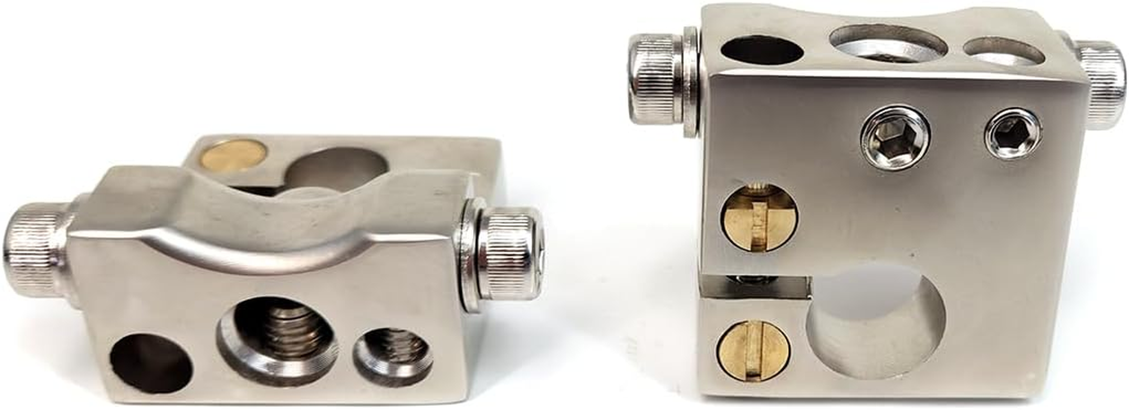 Knukonceptz Ultimate Battery Terminal V2 Pair- Positive and Negative with OEM Top Post Adapter image number 1