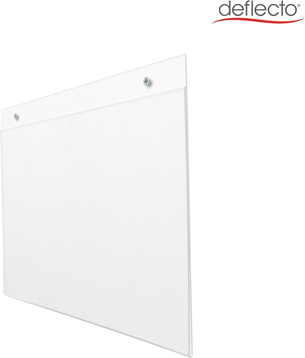 Deflecto Wall Sign Holder Pre-Drilled Landscape Format A3 Transpar image number 6