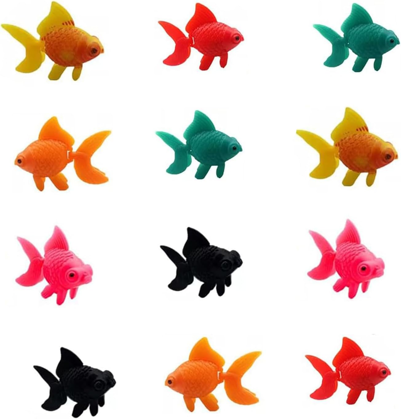 Artificial Goldfish Toys for Aquarium, 12 Pieces, Fish Tank Decoration image number 5