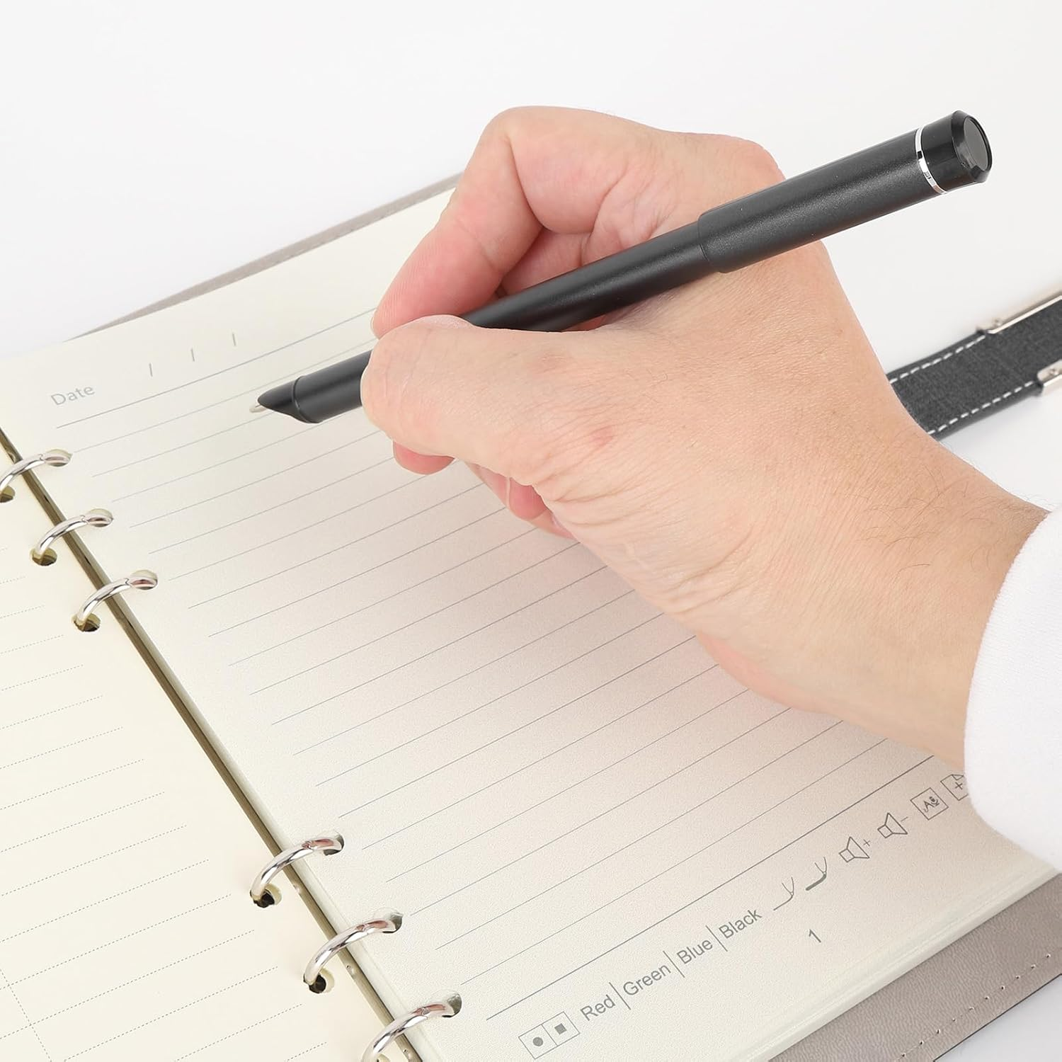 3 in 1 Digital Notebook with Smart Pen, Bluetooth Paper OCR Digital Pen, Real-Time Sync for Digitizing, Convert to Text, Storing, and Sharing Paper Notes (Black) image number 2