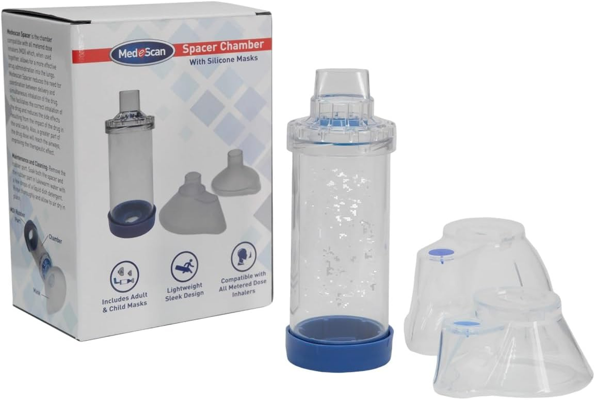 Medescan 2-In-1 Spacer Chamber &ndash; Enhanced Inhaler Efficiency for Adults & Children image number 3
