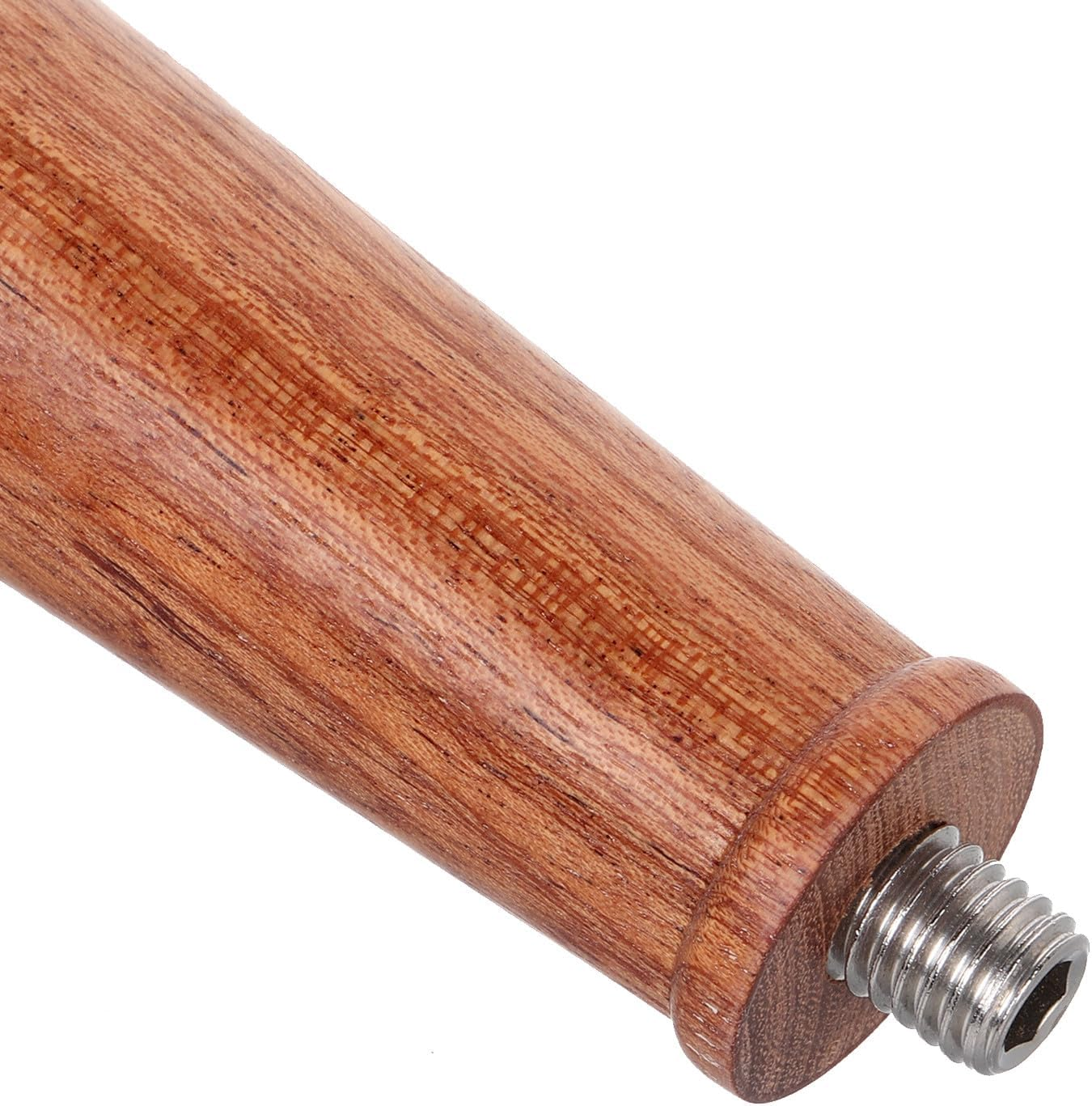 OSALADI Wooden Portafilter Handle M10 Wenge Coffee Machine Accessory Bottomless Espresso Handle Replacement for Cafe and Home Bar Use image number 3