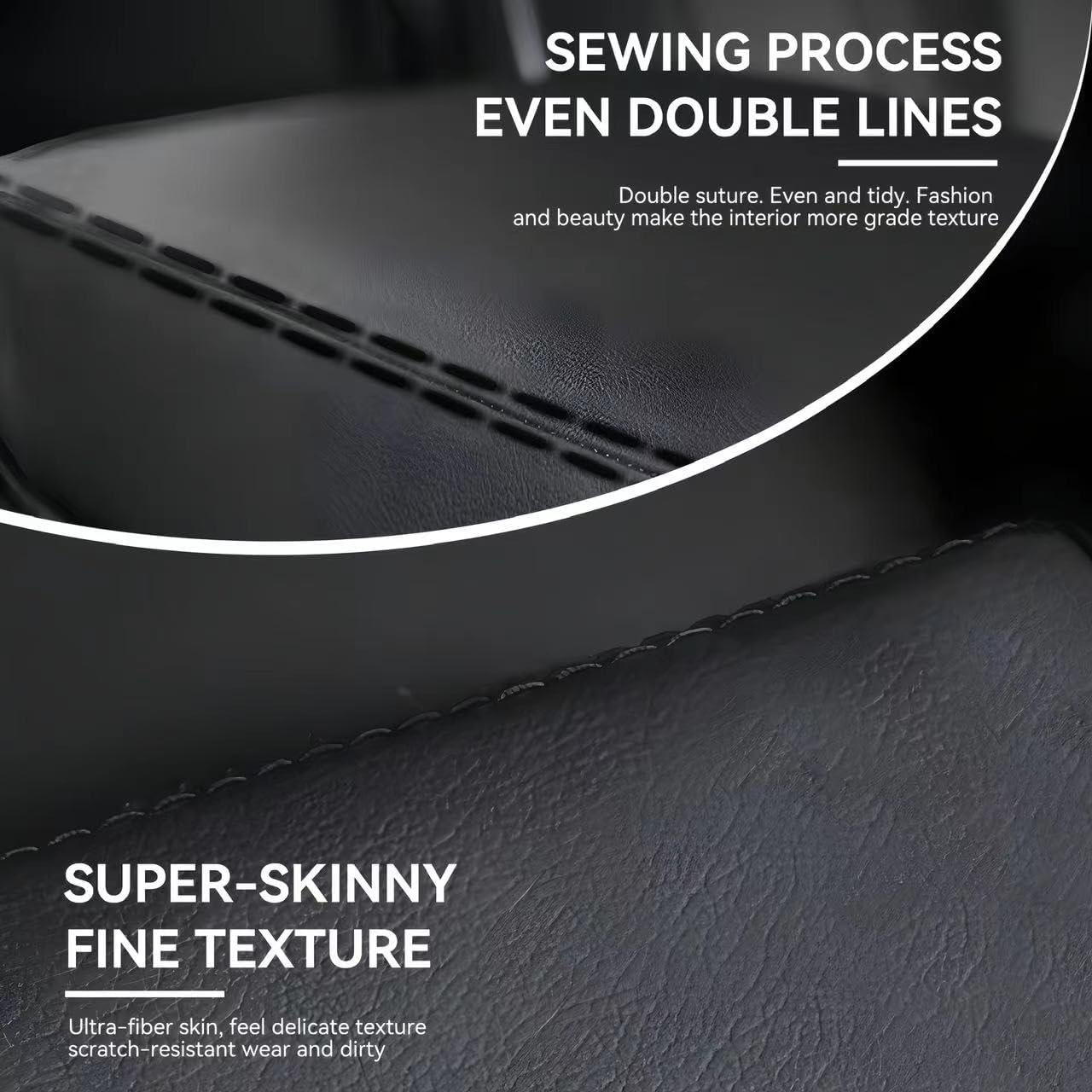 Armrest Cover for Tesla Model Y Model 3, Original Mold Center Console Lid Protector, Premium Soft Leather, Custom Fit for 2017&ndash;2023 Models image number 4