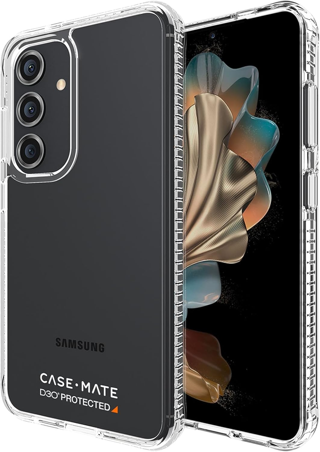 Rifle Paper Co. Samsung Galaxy S24 Case for Women [6.2"] [12Ft Drop Protection] [Wireless Charging] Floral Print Phone Case for Samsung Galaxy S24 - Anti-Scratch, Shockproof Materials - Petite Fleurs