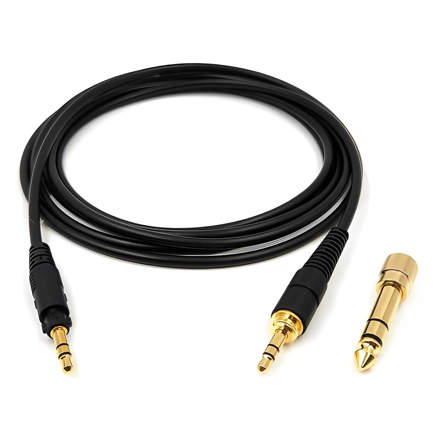 Earmax 5N High-Purity OFC Cable Compatible with Technics EAH-DJ1200 Headphone & 6.35Mm Gold-Plated Adapter plus 3.5Mm Plug, Hifi Sound Quality (9.8Ft/300Cm) image number 5