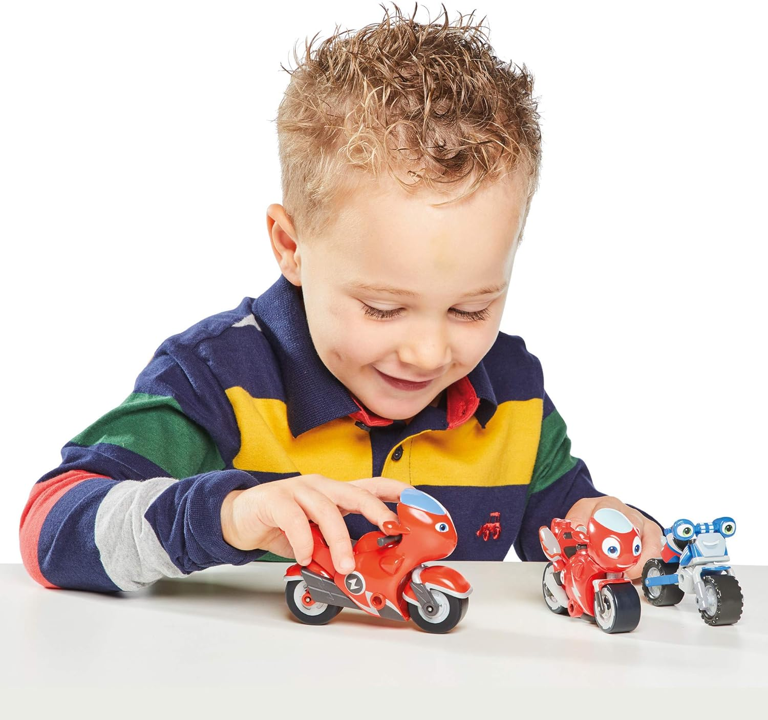 Ricky Zoom Hank & the Bike Buddies Motorcycle Toys (Set of 3), Multi image number 6