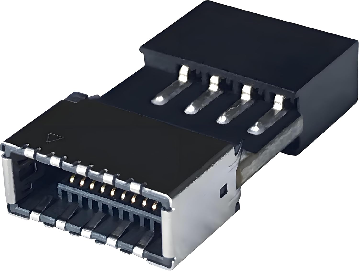 USB 2.0 to USB 3.2 Gen 1 Header Adapter Front Panel Connector Motherboard USB 9Pin to Type-E/Usb C