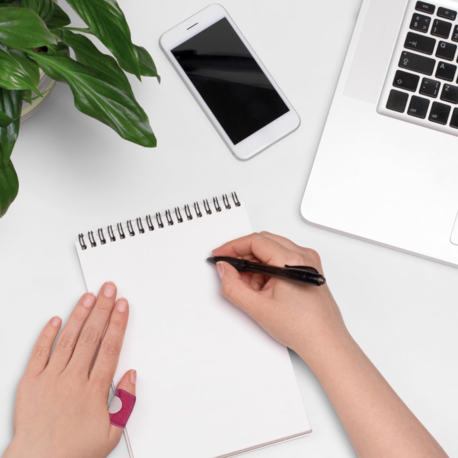 5 Pack Finger Splint Finger Splint, Adjustable Fingers Splints Fingers Stabilizer Finger Support, Finger Straightener Hand Splint Stabilizer for Broken Fingers Arthritis image number 2