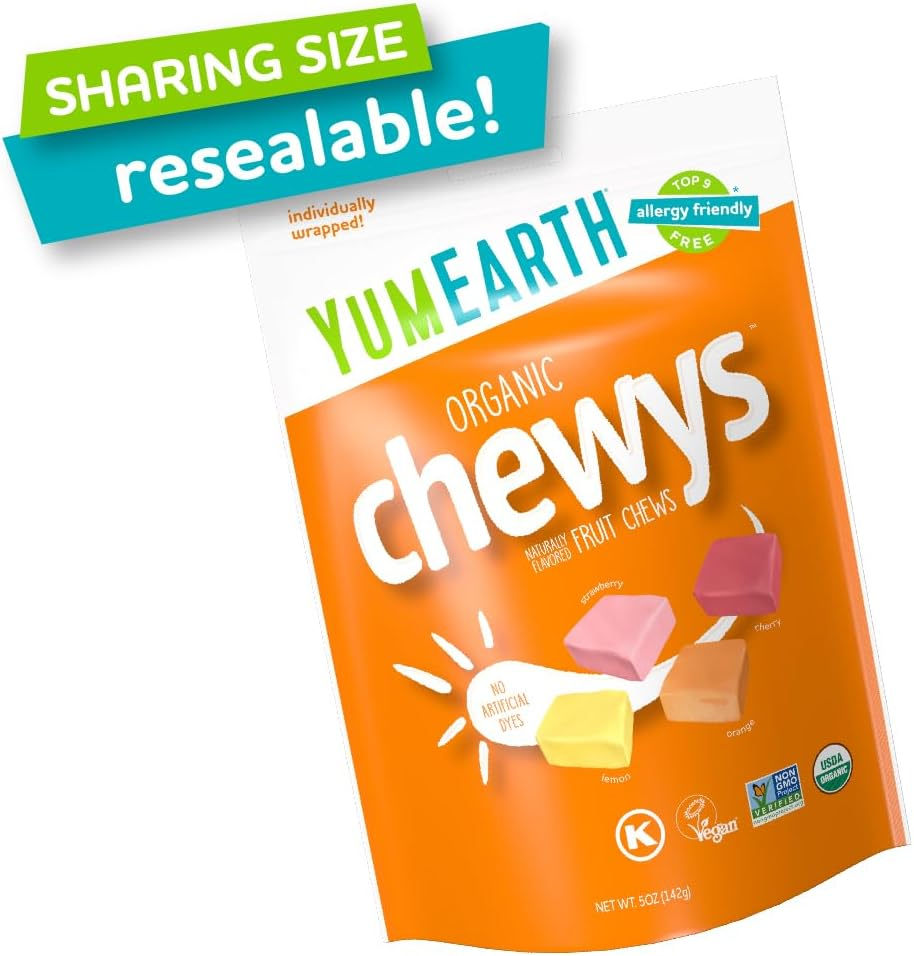 Yum Earth Organic Chewys 142 G