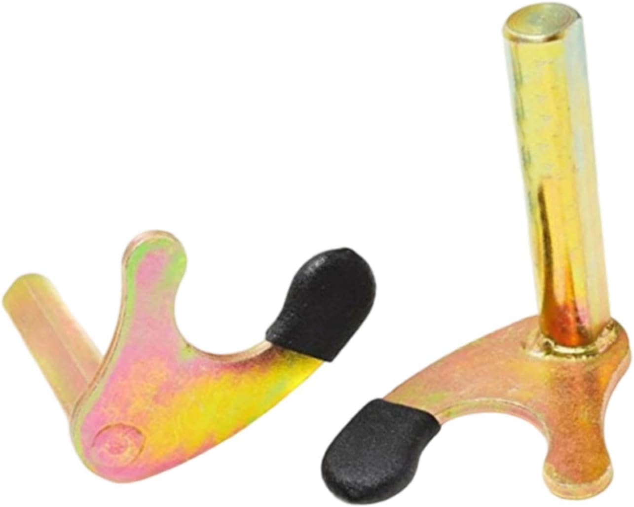 2X Wheels Lift Stand Hooks Support Rack Spare Parts Nonslip Iron Motorbike Accessories Stable for Paddock Lift Jack Stand image number 4