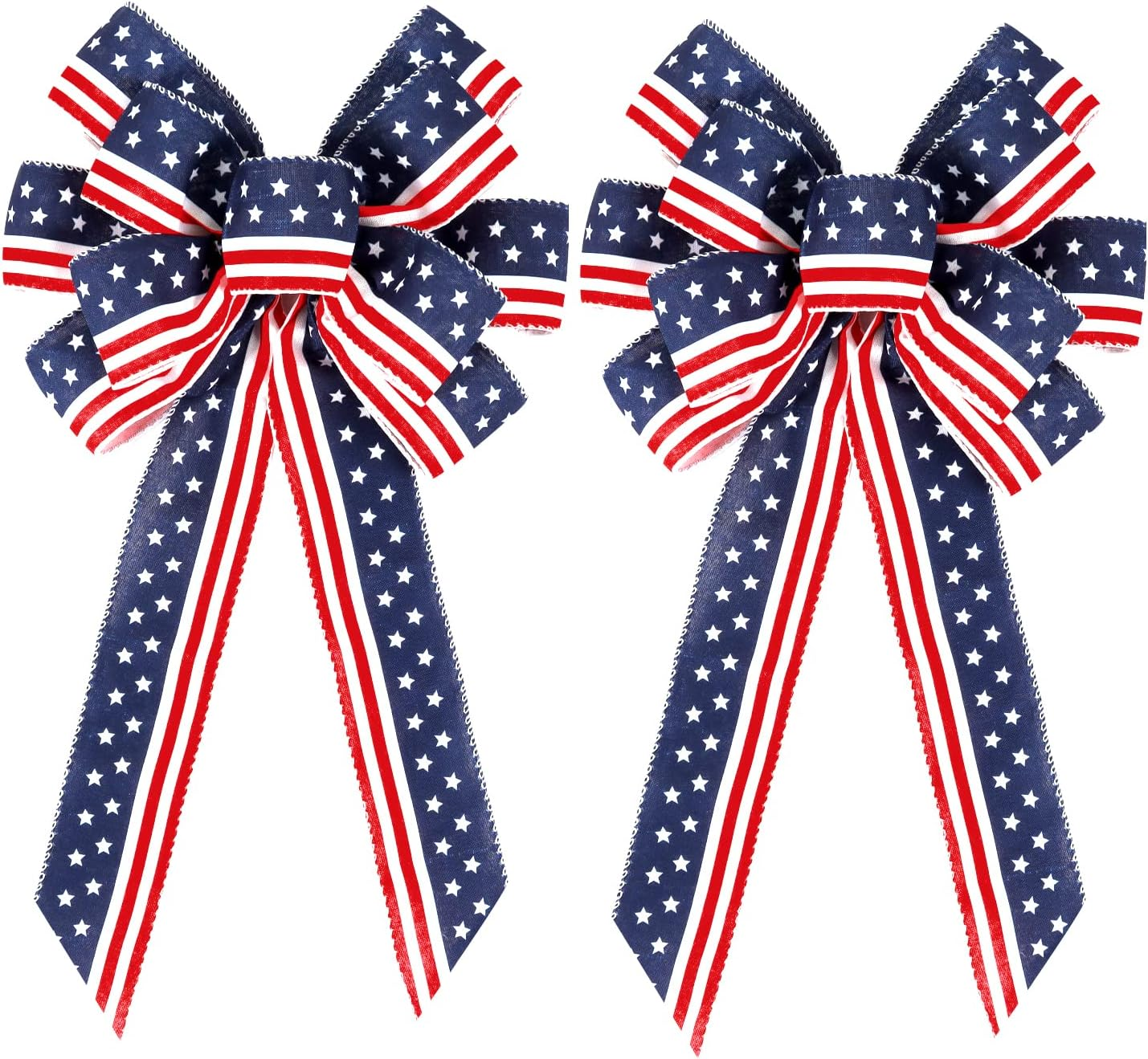 2 Pack Red Christmas Bows Outdoor Decorations,12&rdquo;X20&rdquo; Large Christmas Tree Topper Bow, Velvet Wreath Bow with Glitter Gold Edge for Xmas Home Front Door Decor