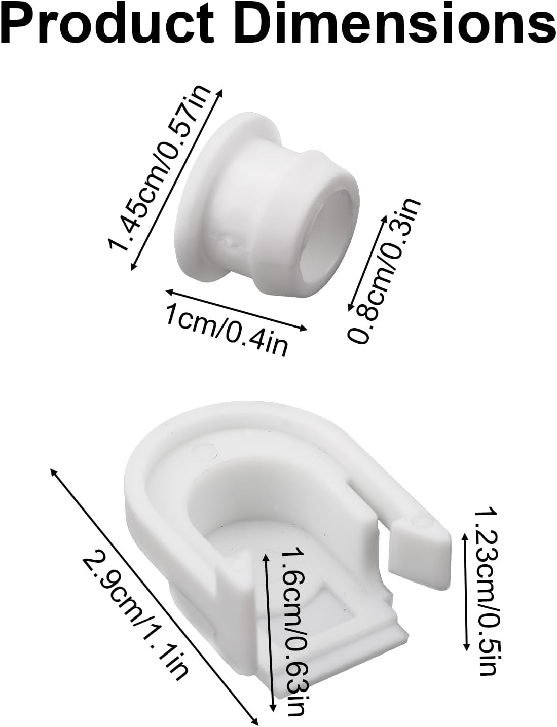 2Pcs Transmission Shifter Bushing Kit, Square Shifter Cable Cap & round Cable Bushing Replacement for OEM KV6Z-7K340-A DG9Z-7S004-A image number 1