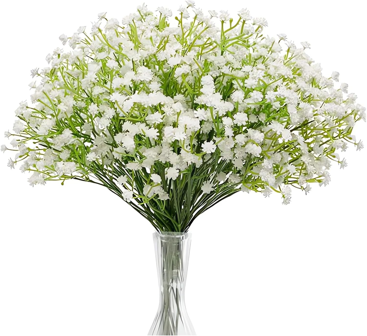 10 Bundles Artificial Flowers, Baby Breath Flowers Artificial, Real Touch, Fake Dried Gypsophila Plants for Wedding Bouquets DIY Wreath Floral Arrangement Home Party Decoration image number 2