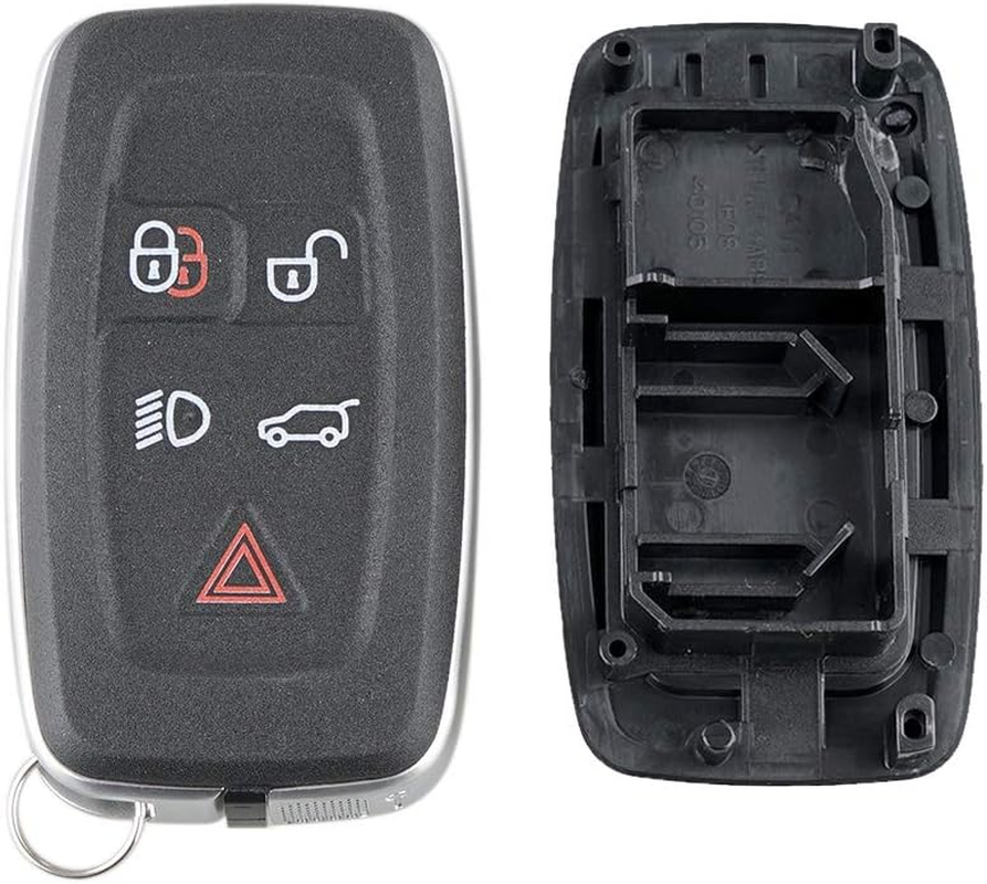 5 Button Black Plastic Car Key Case for Land Rover Discovery 4, Range Rover Sport, Evoque, Vogue Key Fob Cover image number 1