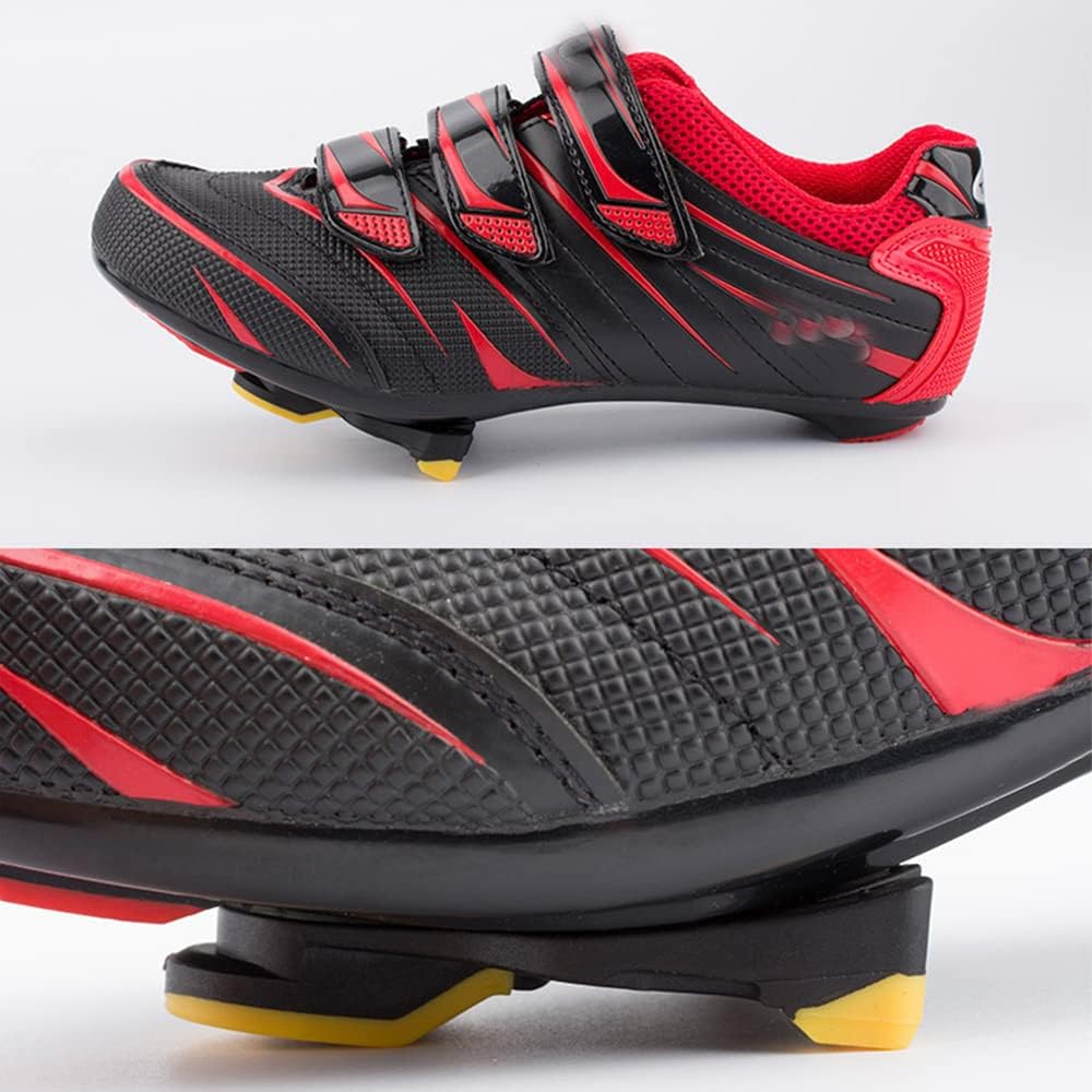 Shoes Road Self-Locking Bike Cycling Pedal Cleats Set for SM-SH11 SPD-SL 2Pcs - Red (2Pcs) image number 3