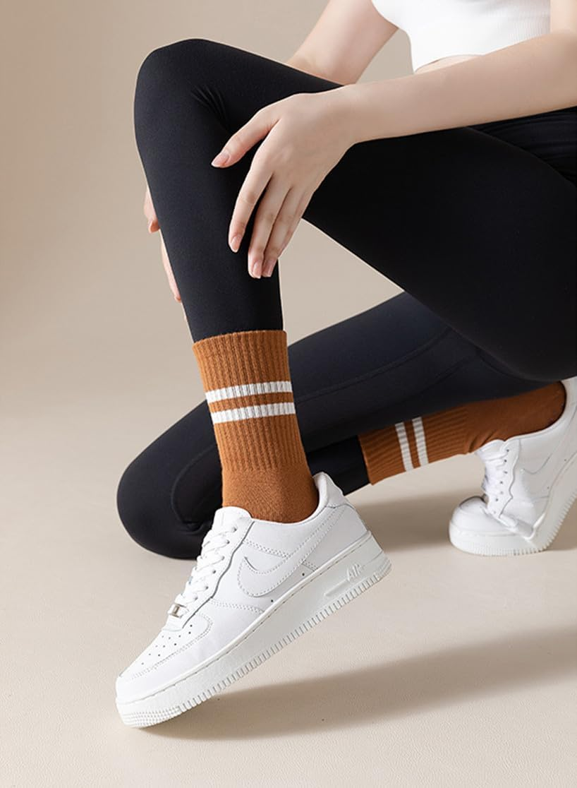 Grip Pilates Socks for Women Non Slip Yoga Socks Open Top Athletic Socks for Barre Ballet Barefoot Workout Hospital image number 3