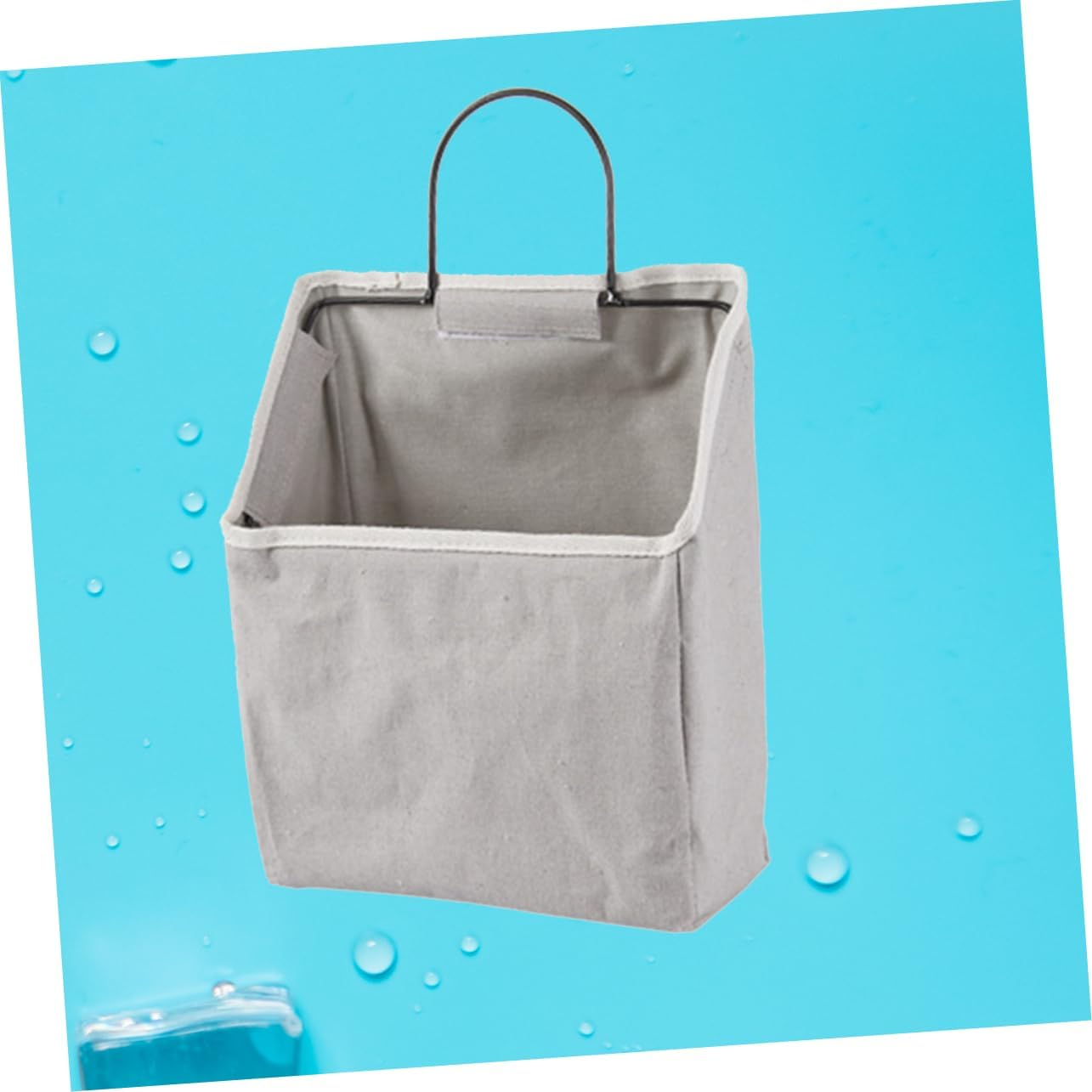 Large Hanging Fabric Bag for Garment Storage Door Storage Hanging Bag Wall-Mounted Organizing Pockets image number 3