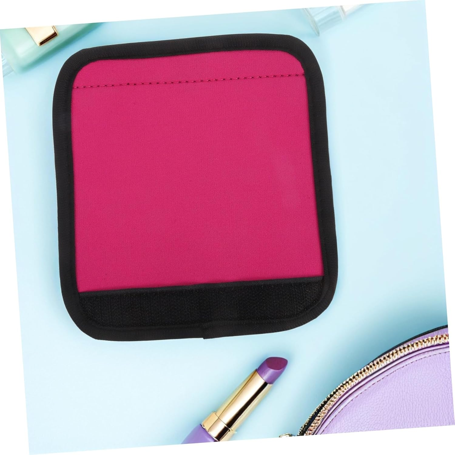 MOKKHNB Suitcase Handle Wraps Neoprene Handle Sleeves Soft Grip Protective Cover for Luggage Travel Bag Detachable Design Smooth Texture Sturdy Use Travel Accessories image number 5