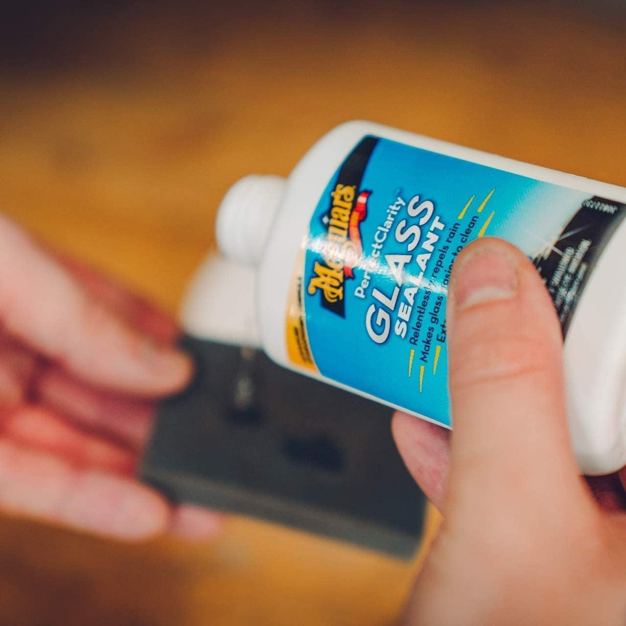 Meguiar'S Perfect Clarity Glass Polishing Compound, 236 Ml | Removes Water Spots, Stains and Haze | Leaves Automotive Glass Clear and Streak-Free image number 2