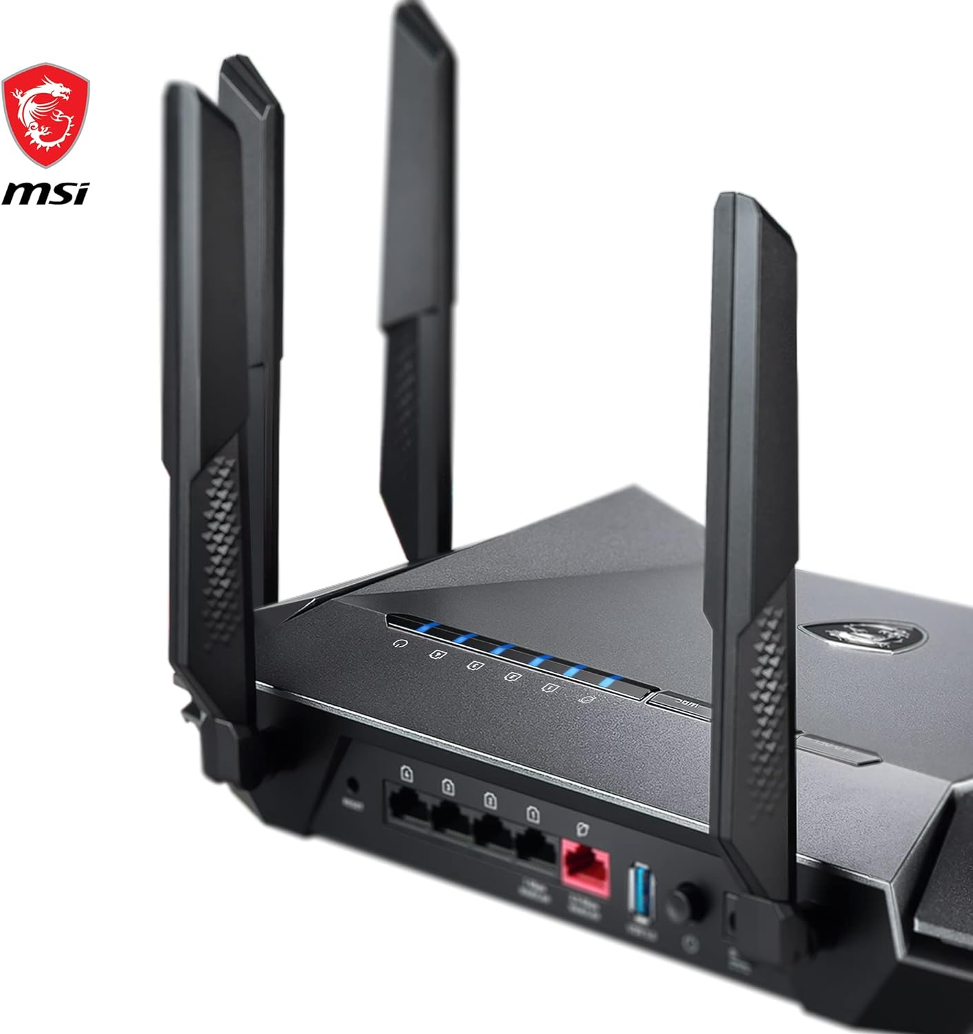 MSI Radix AX6600 Wifi 6 Tri-Band Gaming Router image number 3