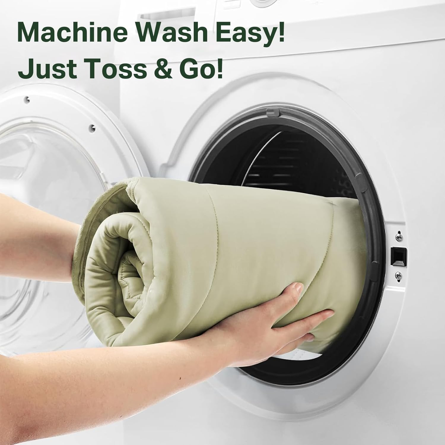 Dog Cooling Mat, Large Leaf-Shaped Pet Pad for Summer, Cooling Blanket Dog Bed (Green, 86&times;99Cm) image number 4