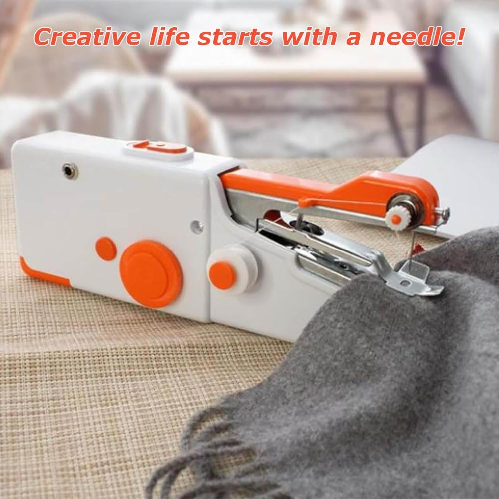 Handheld Sewing Machine,Mini Sewing Machine,Portable Sewing Device,Diy Sewing Machine,Lightweight Easy Operation,For Home Quick Repairing and Stitch Handicrafts image number 2